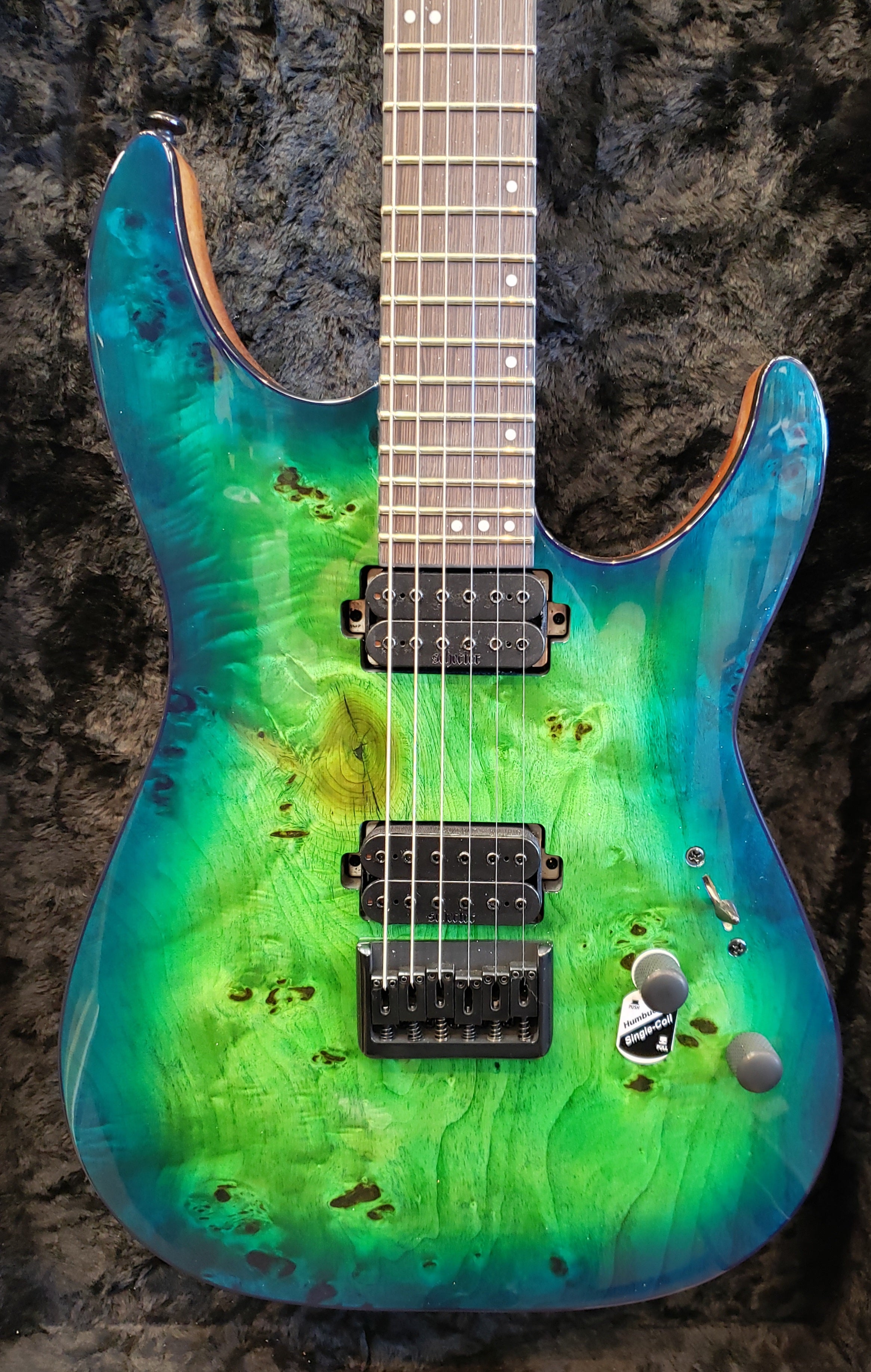 Schecter C-6 Pro Aqua Burst 3632-SHC