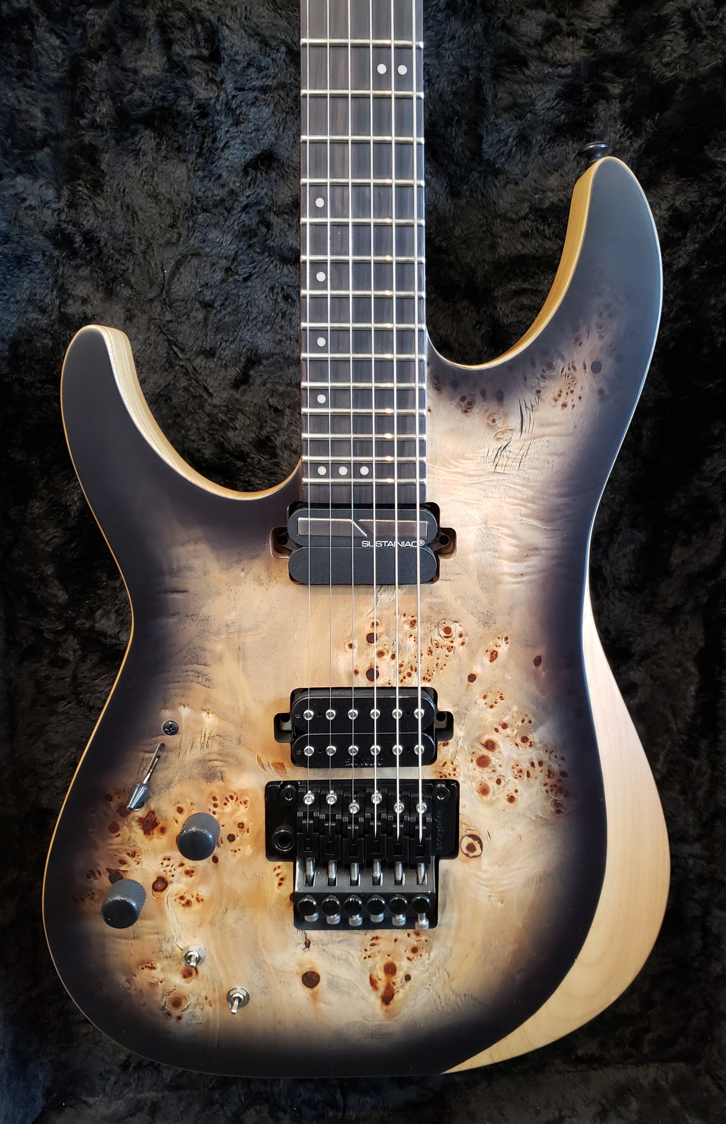 Schecter Reaper 6 FR S Left handed Satin Charcoal Burst 1514-SHC