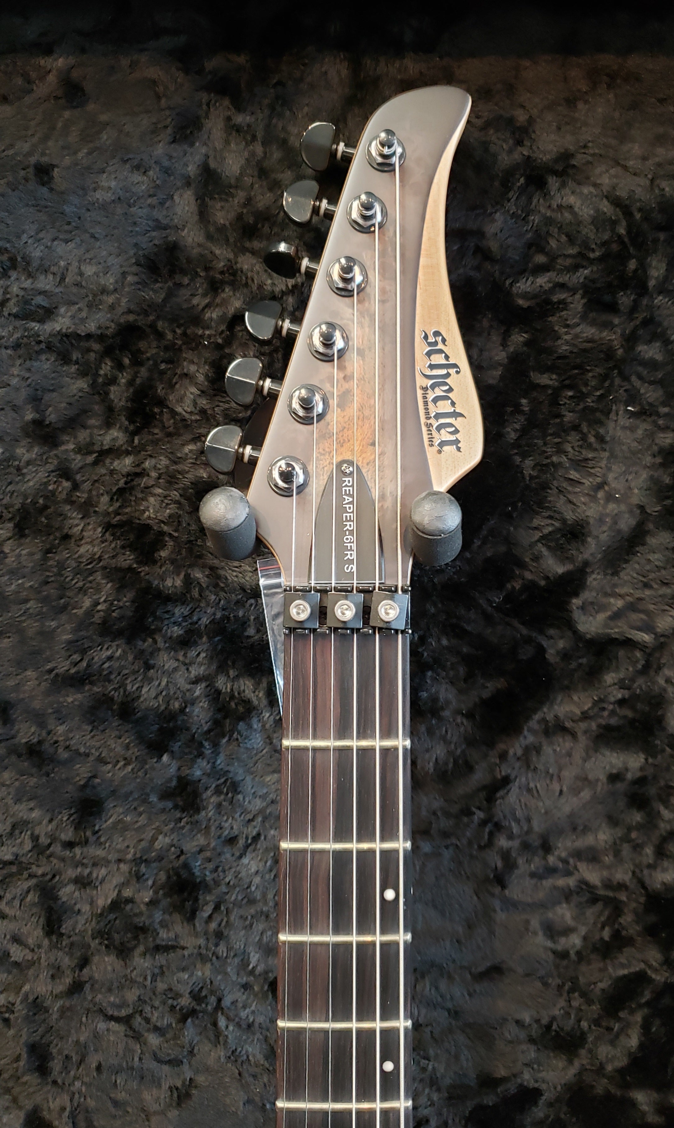 Schecter Reaper 6 FR S Left handed Satin Charcoal Burst 1514-SHC