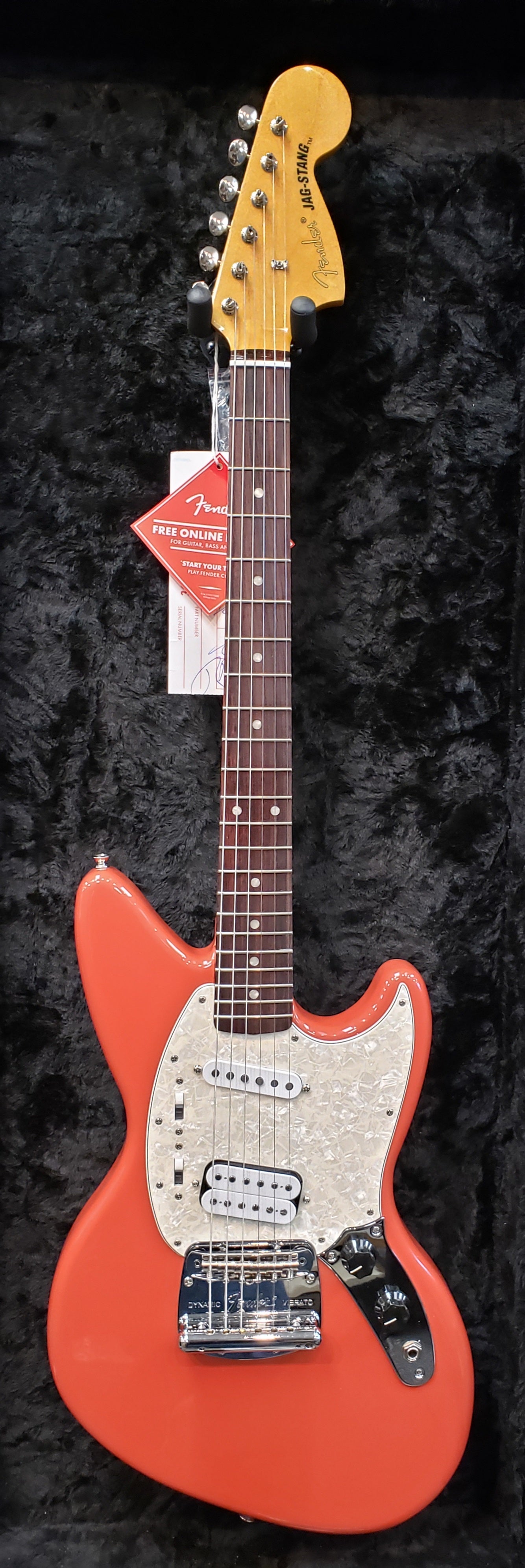 Fender Kurt Cobain Jag-Stang Rosewood Fingerboard Fiesta Red F-0141030340