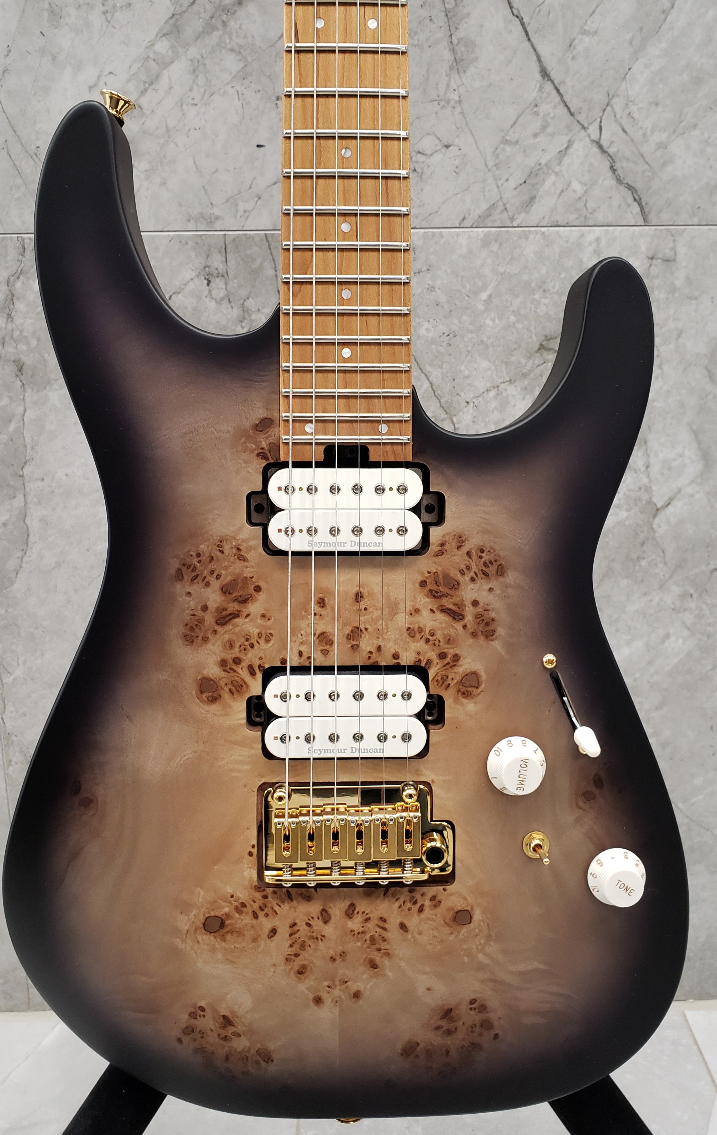ギター PRO-MOD DK24 HH 2PT CM POPLAR BURL CHARVEL Pro-Mod DK24 HH 2PT CM Poplar Burl Caramelized Maple Fingerboa