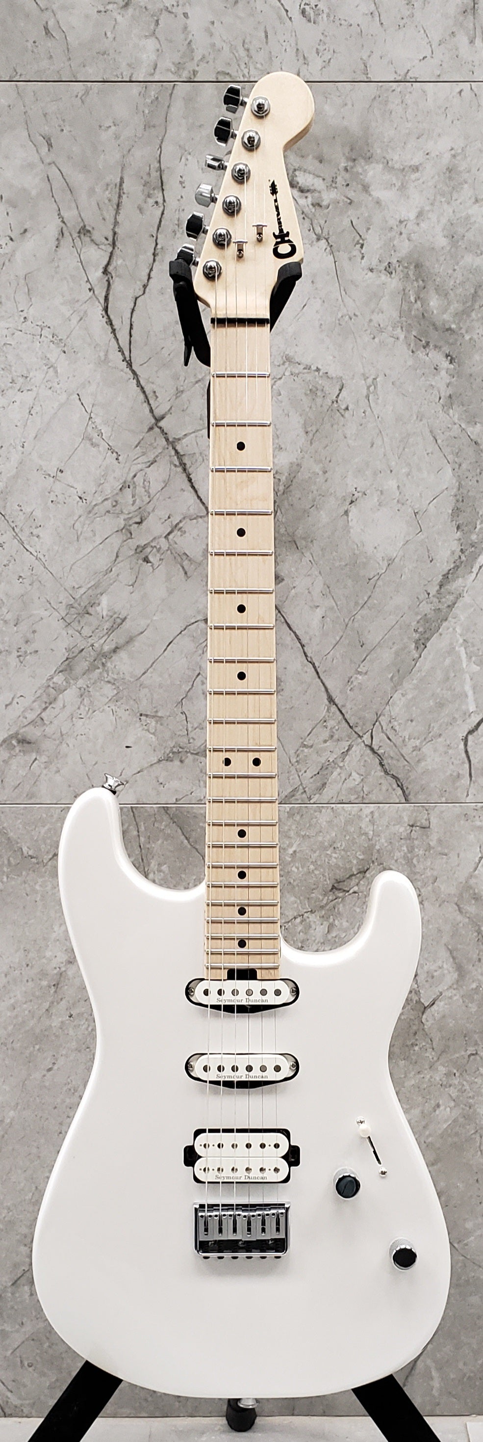 CHARVEL Pro-Mod San Dimas Style 1 HSS HT M Maple Fingerboard, Platinum Pearl 2965063576