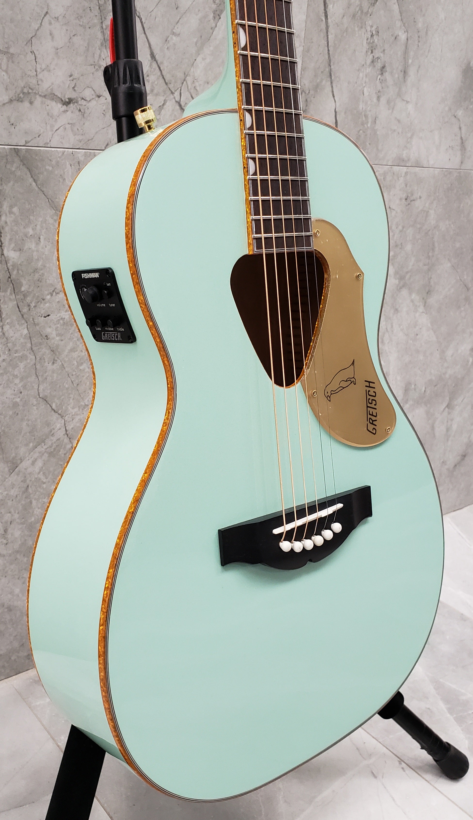 GRETSCH G5021E Rancher Penguin Parlor Acoustic Electric Mint Metallic 2714014549