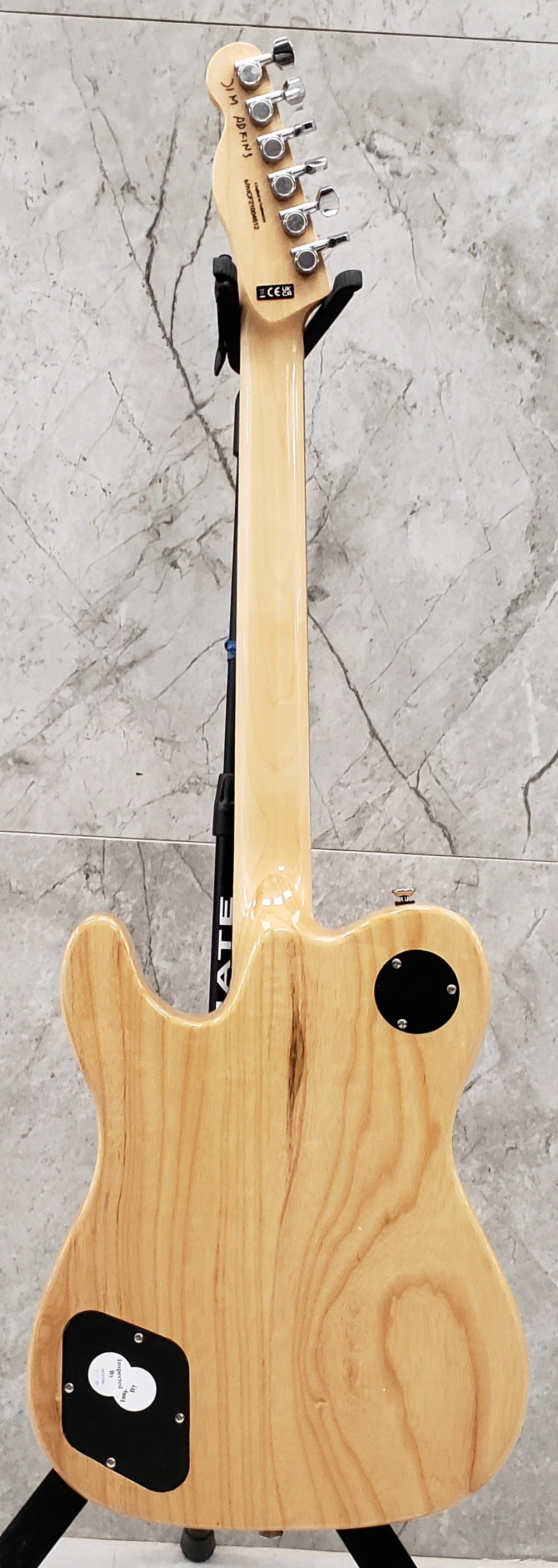 Fender Jim Adkins JA-90 Telecaster Thinline Natural 0262354521 SERIAL NUMBER CF21004612 - 7.2 LBS