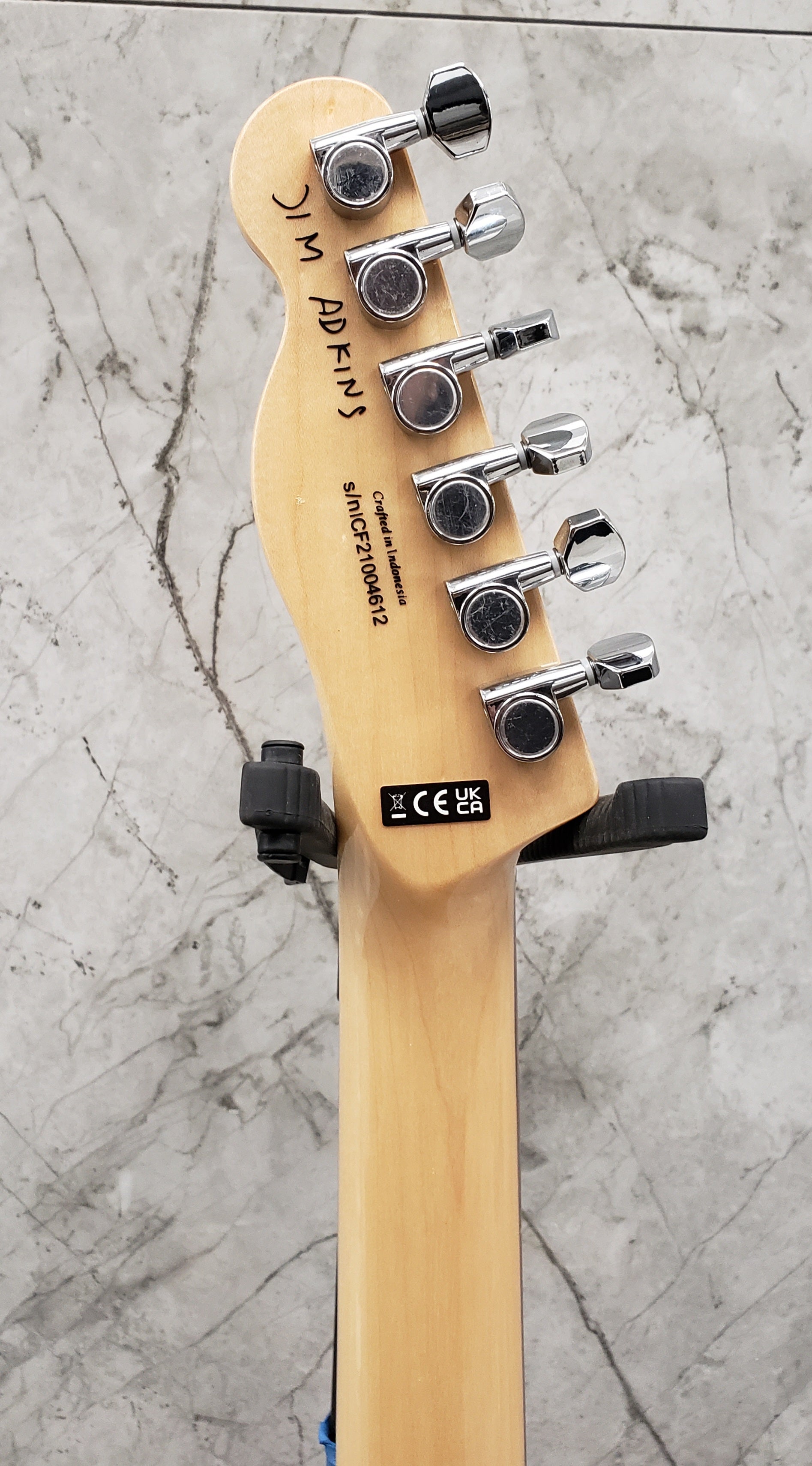 Fender Jim Adkins JA-90 Telecaster Thinline Natural 0262354521 SERIAL NUMBER CF21004612 - 7.2 LBS
