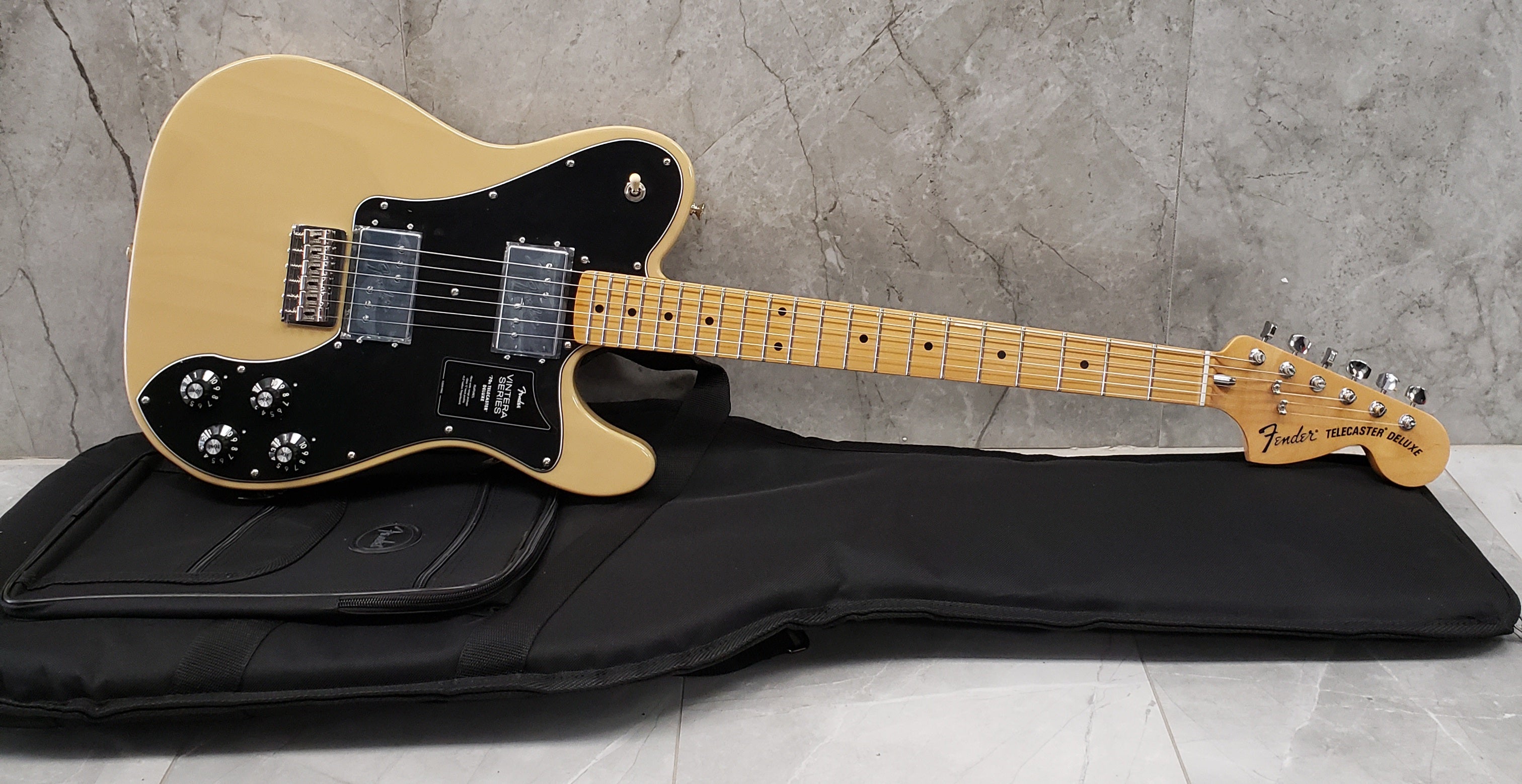 Fender Vintera 70s Telecaster Deluxe Maple Fingerboard Vintage Blonde  0149812307 SERIAL NUMBER MX22046100 - 7.6 LBS