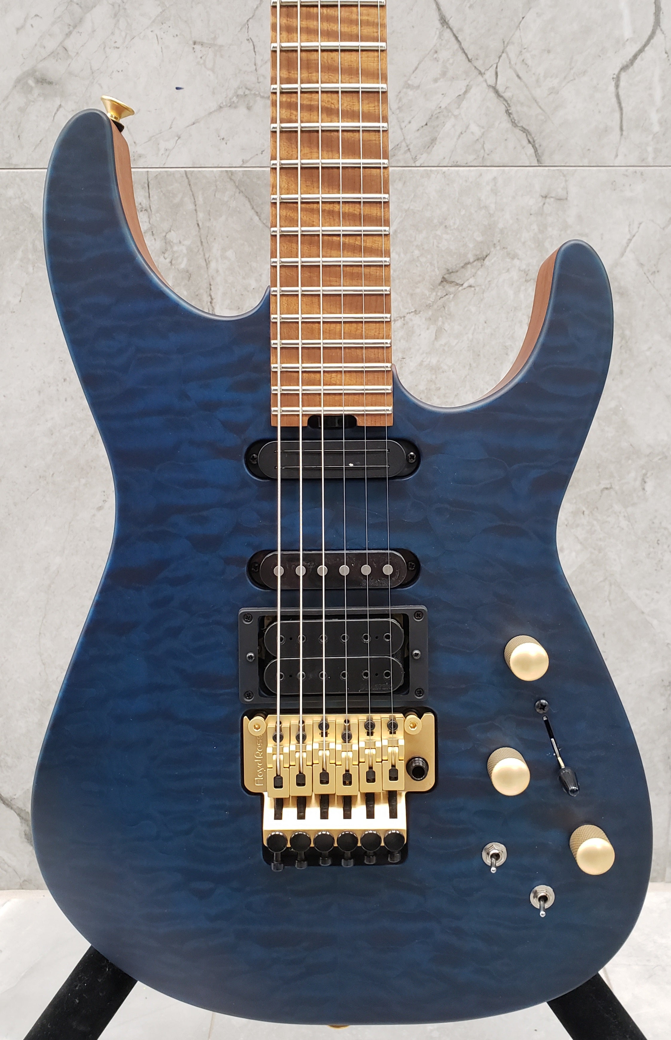 Jackson USA Custom Shop Signature Phil Collen PC1 Satin Stain Carameli