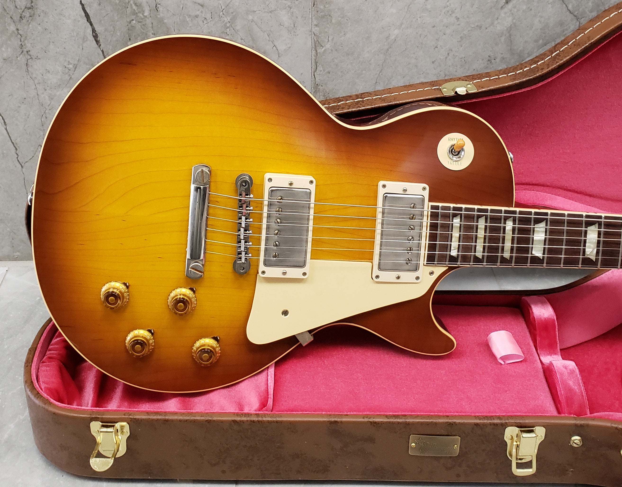 Gibson Custm Shop 1958 Les Paul Standard Reissue VOS Iced Tea Burst LPR58VOITNH SERIAL NUMBER 801118 - 8.6 LBS