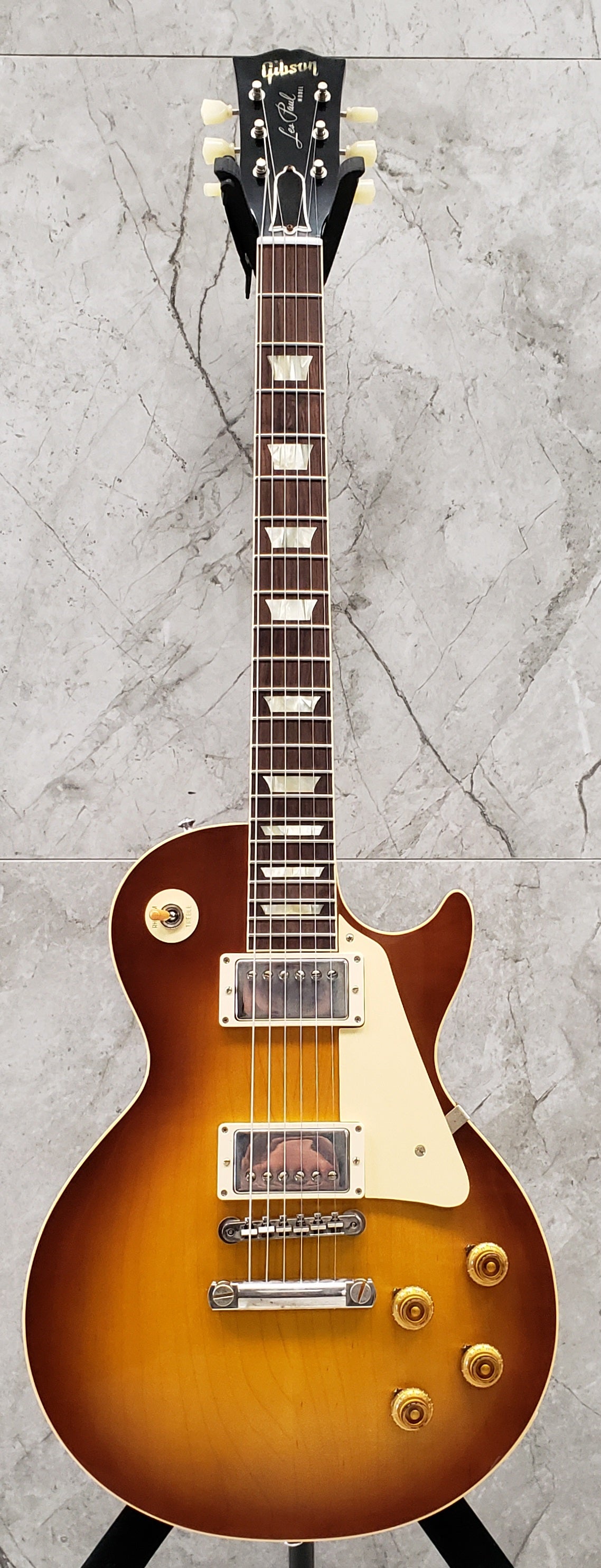 Gibson Custm Shop 1958 Les Paul Standard Reissue VOS Iced Tea Burst LPR58VOITNH SERIAL NUMBER 801118 - 8.6 LBS