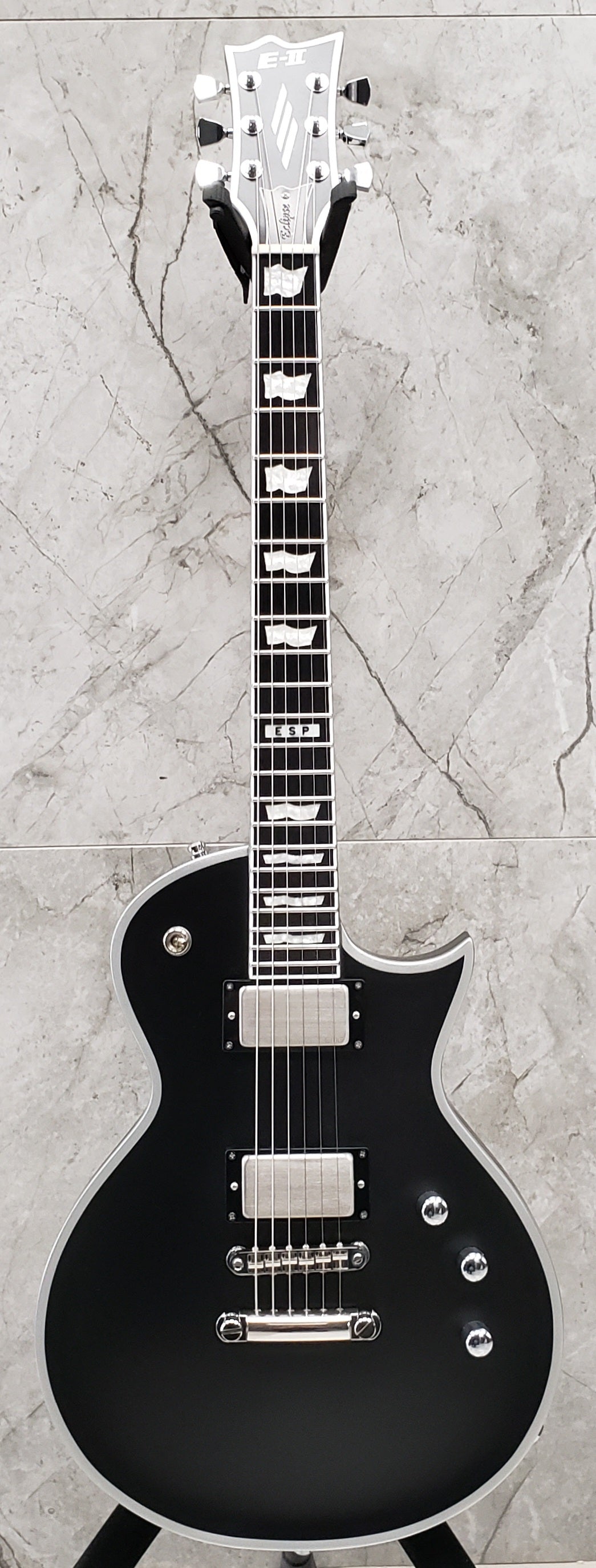 ESP EII E-II ECLIPSE BB IN BLACK SATIN MADE IN JAPAN EIIECBBBLKSS