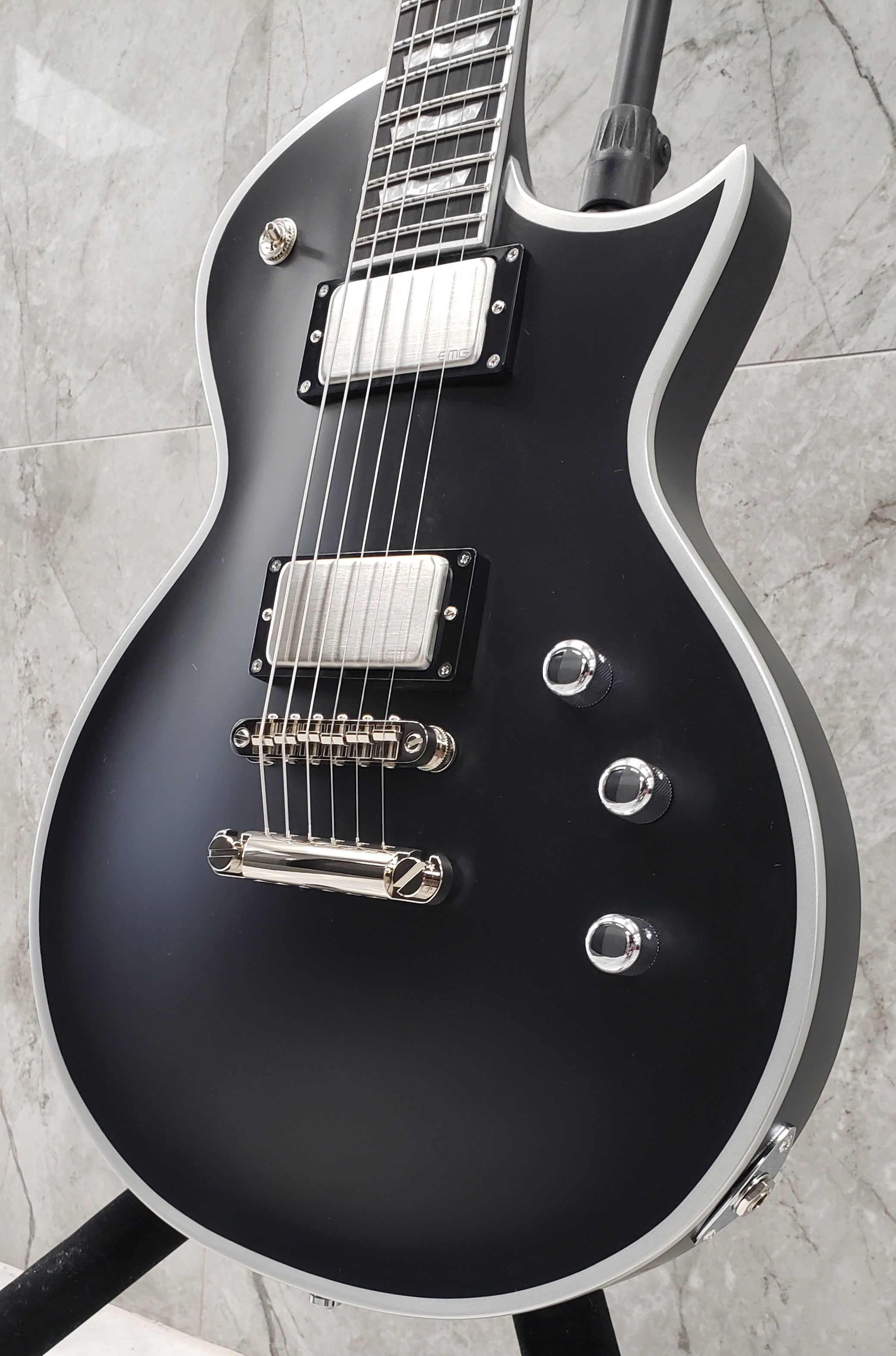 ESP EII E-II ECLIPSE BB IN BLACK SATIN MADE IN JAPAN EIIECBBBLKSS