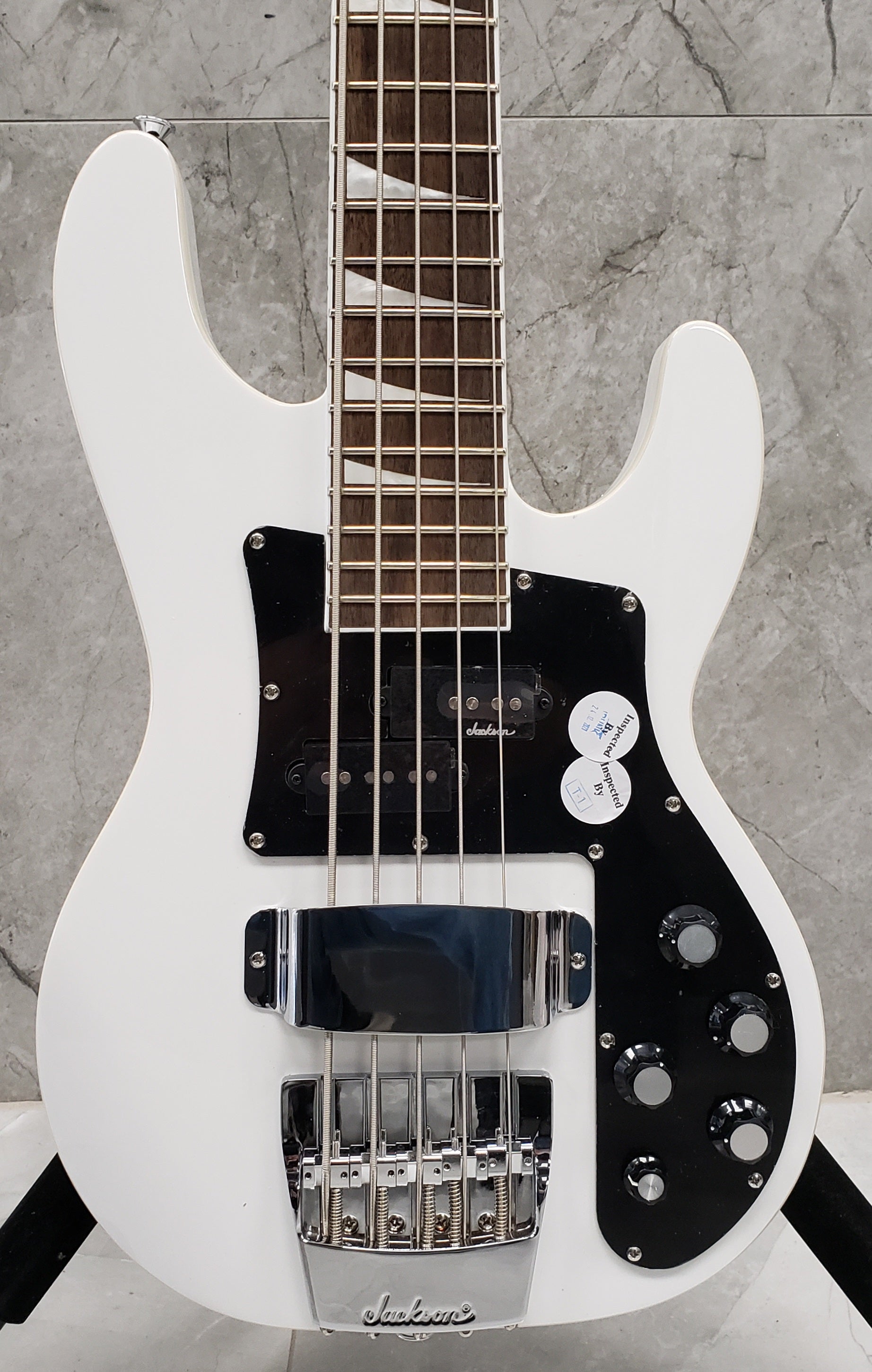 JACKSON X Series 5 STRING Concert Bass CBXNT DX V Snow White