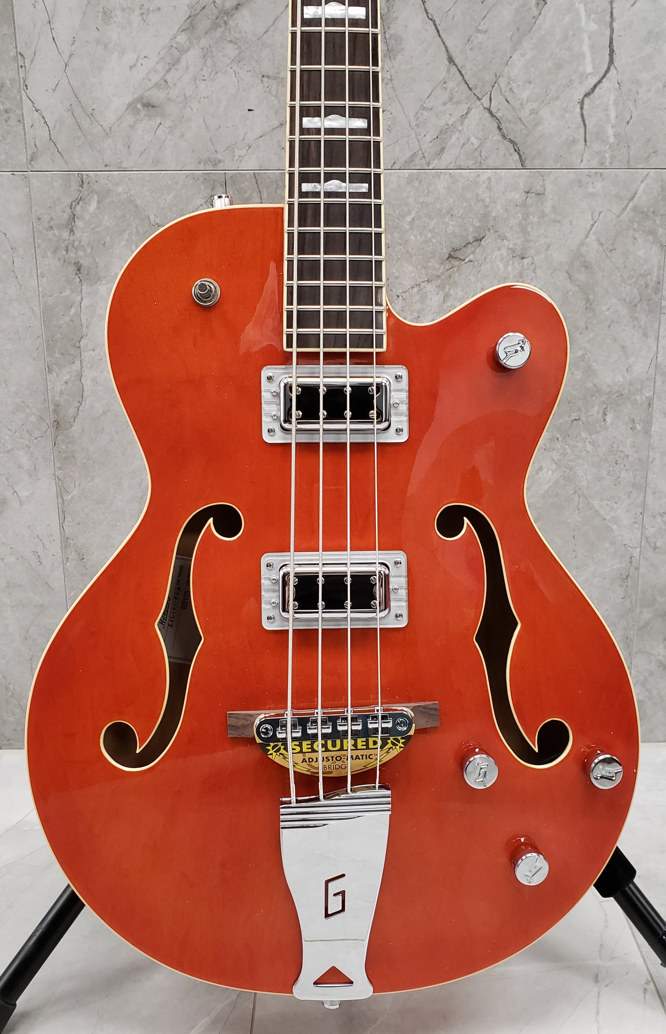 Gretsch G5440LSB Electromatic Hollow Body Long Scale Bass Rosewood Fingerboard Orange 2518000512