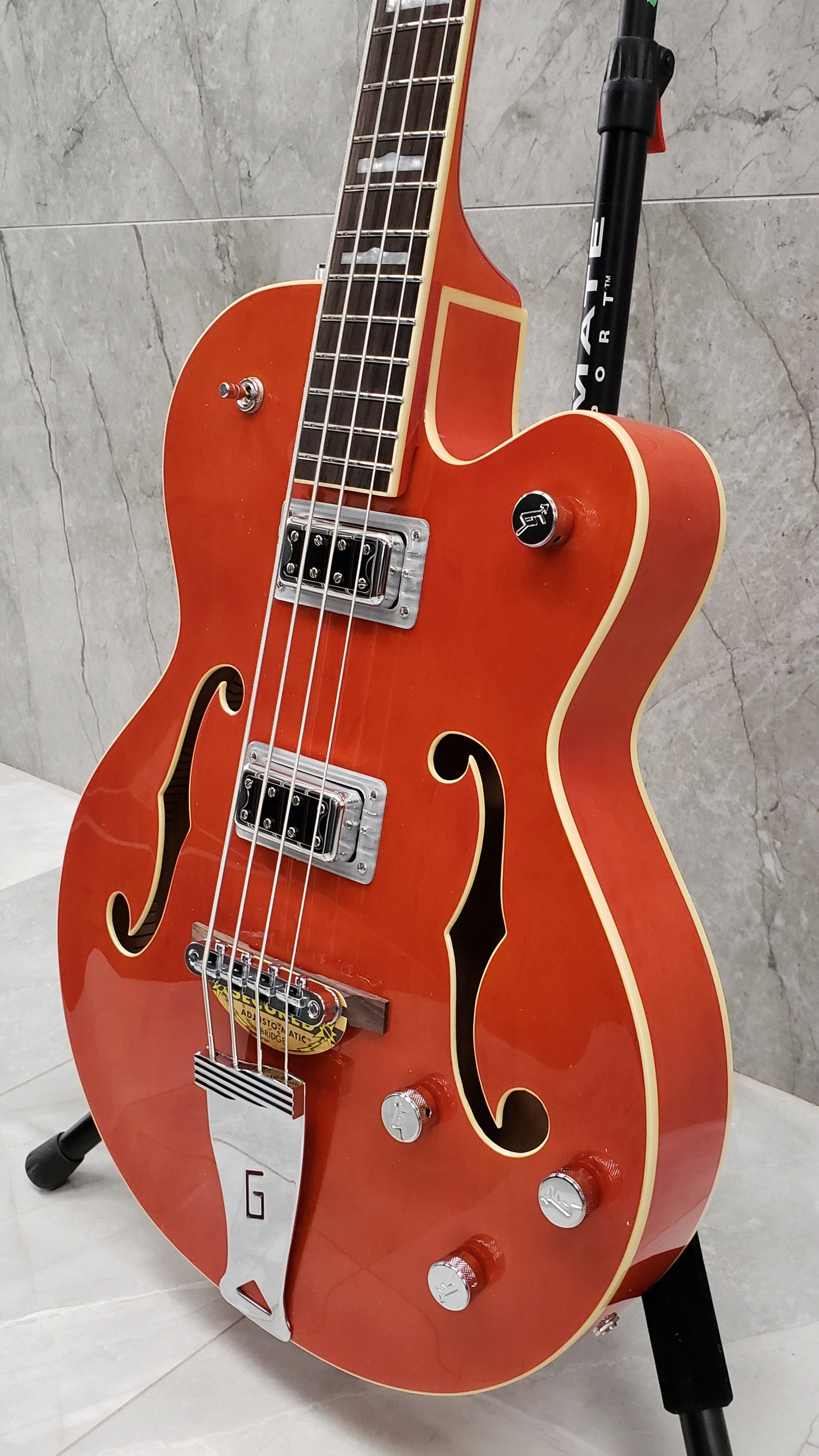 Gretsch G5440LSB Electromatic Hollow Body Long Scale Bass Rosewood Fingerboard Orange 2518000512