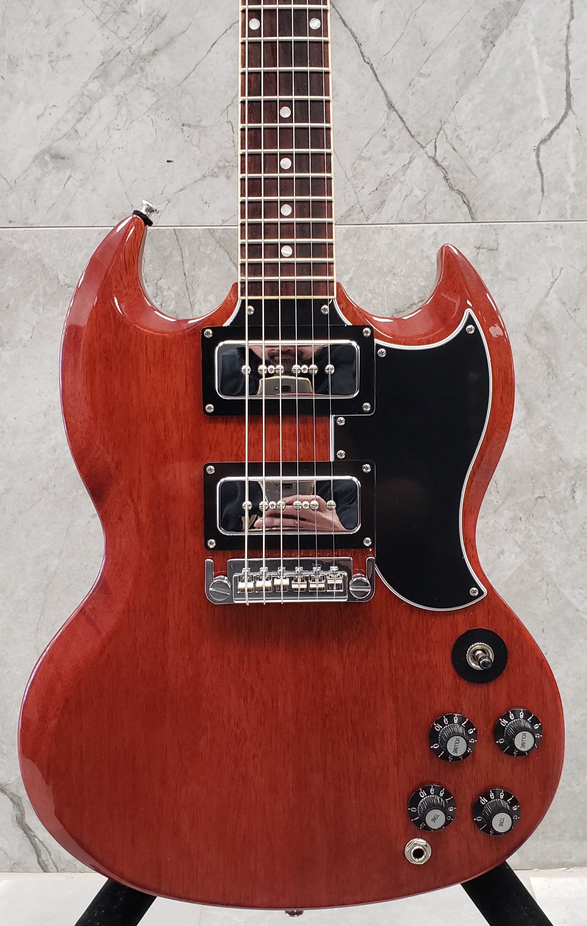 Gibson Tony Iommi Monkey SG Special in Vintage Red SGTI21VCCH