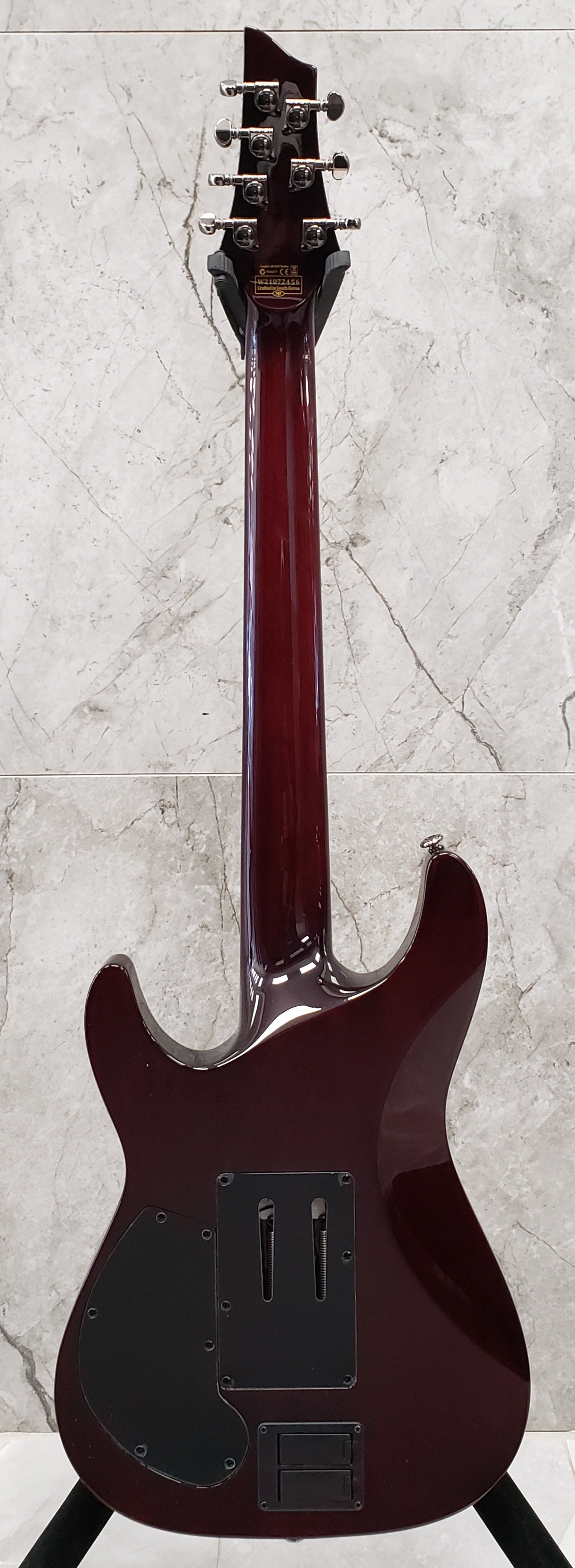 Schecter HELLRAISER C7 HR-C-7-FR-S-BCH Black Cherry 7 String Guitar Sustainiac and EMG'S 1829-SHC