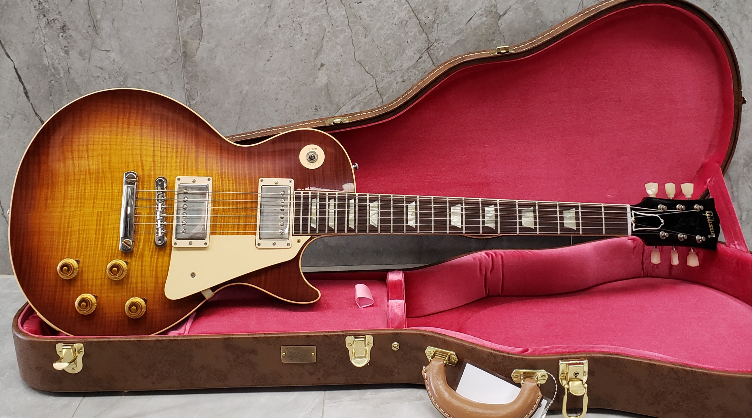 Gibson Custom Shop 1959 Les Paul Standard Reissue VOS Sunrise Tea - Nickel Hardware LPR59VOSRNH