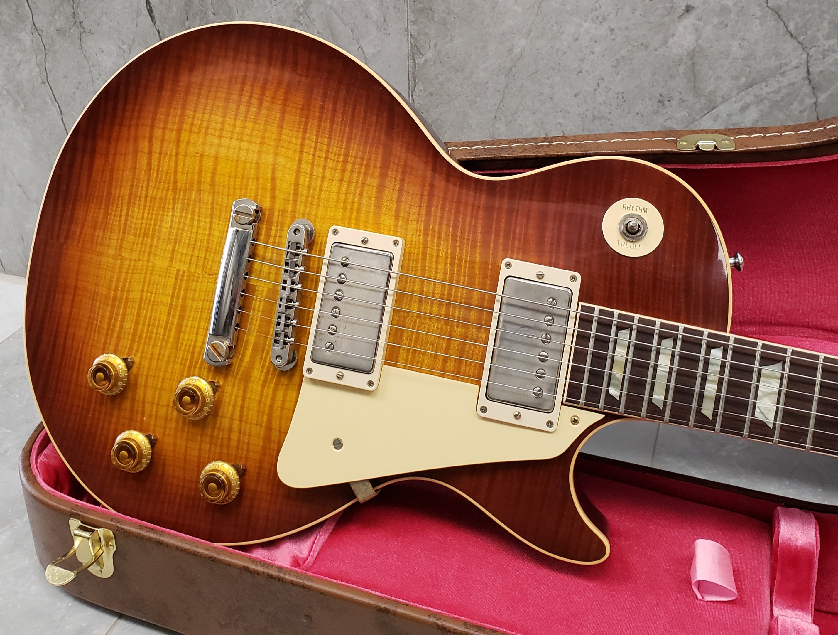 Gibson Custom Shop 1959 Les Paul Standard Reissue VOS Sunrise Tea - Nickel Hardware LPR59VOSRNH