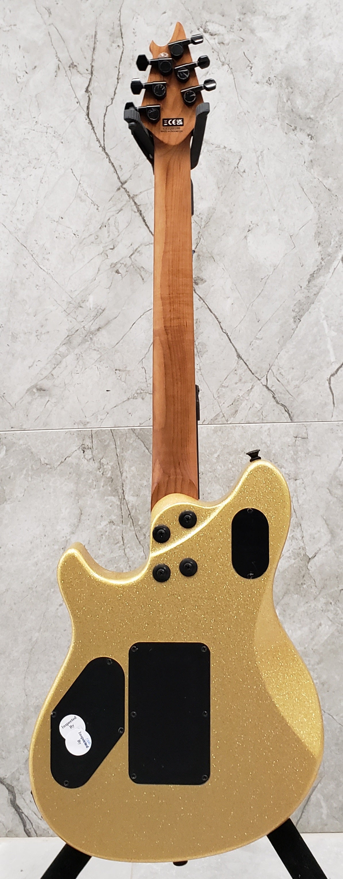 EVH Wolfgang WG Standard Baked Maple Fingerboard Gold Sparkle 5107003518 SERIAL NUMBER ICE2200286 - 7.6 LBS