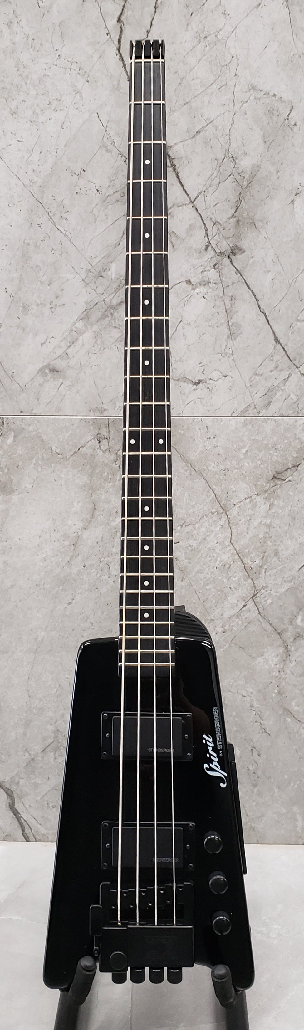 Steinberger XT-2DB Standard 4 String Bass Guitar w/Gigbag AND DROP TUNER - Black XT2DBBKBT