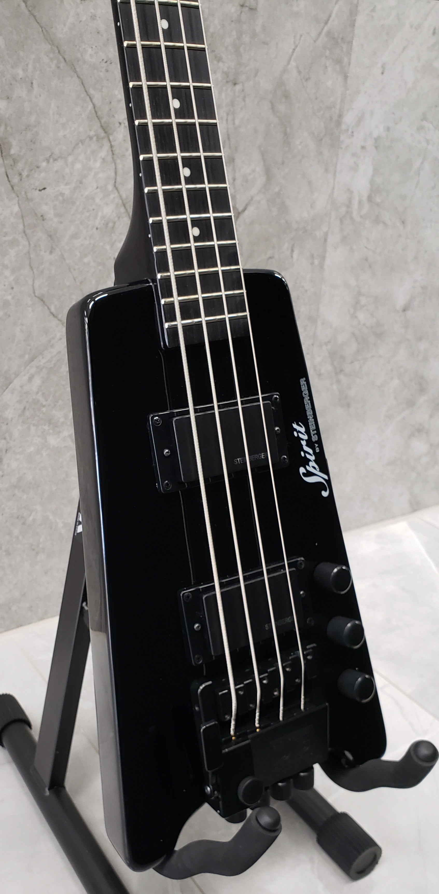 Steinberger XT-2DB Standard 4 String Bass Guitar w/Gigbag AND DROP TUNER -  Black XT2DBBKBT