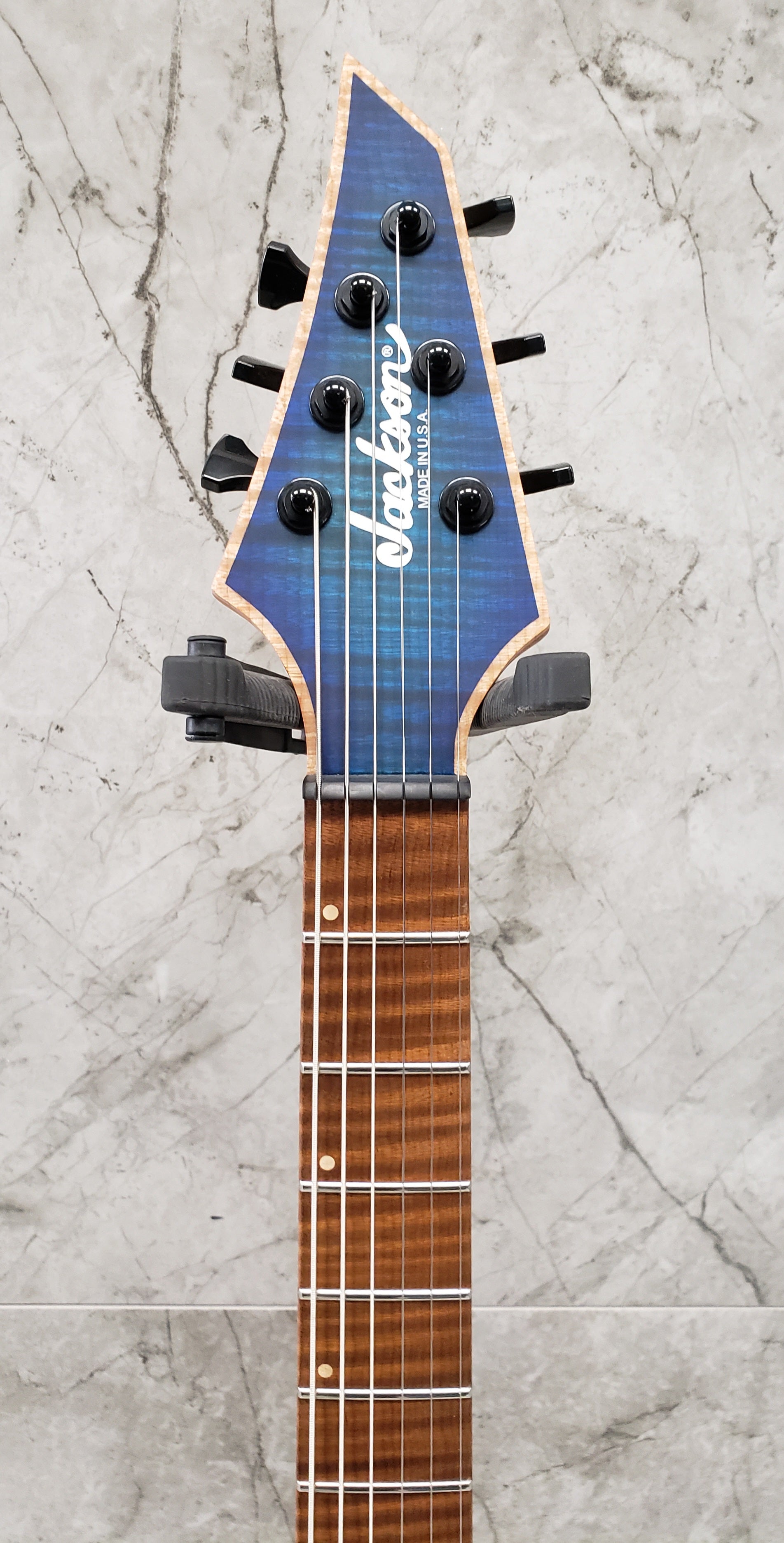 Jackson Custom Shop USA Signature Misha Mansoor Juggernaut HT6FM Caramelized Flame Maple Fingerboard, Satin Laguna Burst 2803366889 SERIAL NUMBER JMM1910790 - 7.2 LBS