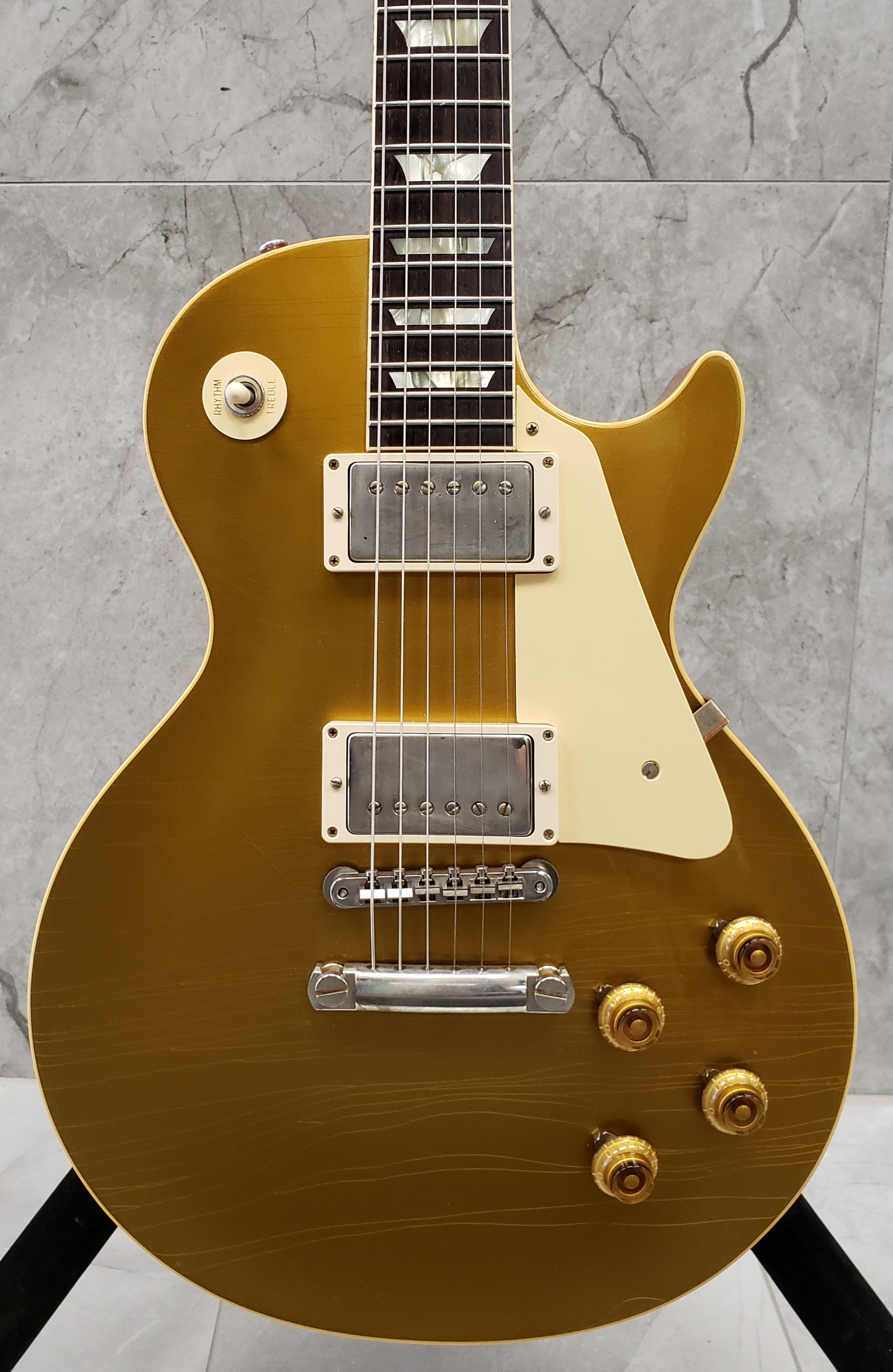 Gibson Custom Shop Murphy Lab 1957 Les Paul Goldtop Ultra Light Aged - Double Gold LPR57ULDGNH