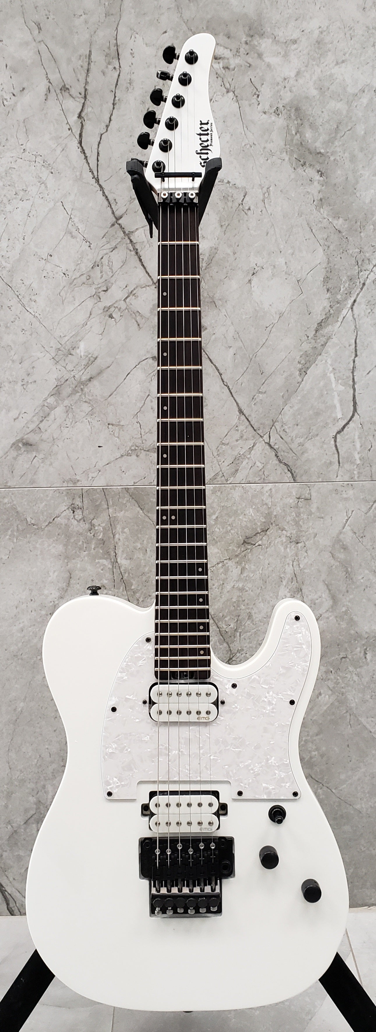 Schecter Sun Valley Super Shredder PT FR Electric Guitar Metallic White 1274-SHC