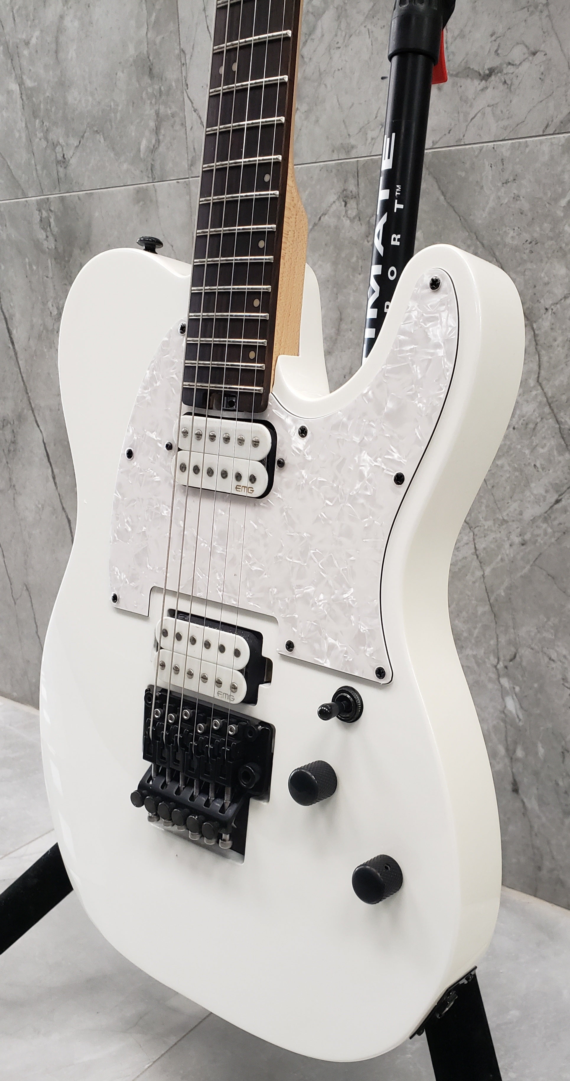 Schecter Sun Valley Super Shredder PT FR Electric Guitar Metallic White 1274-SHC