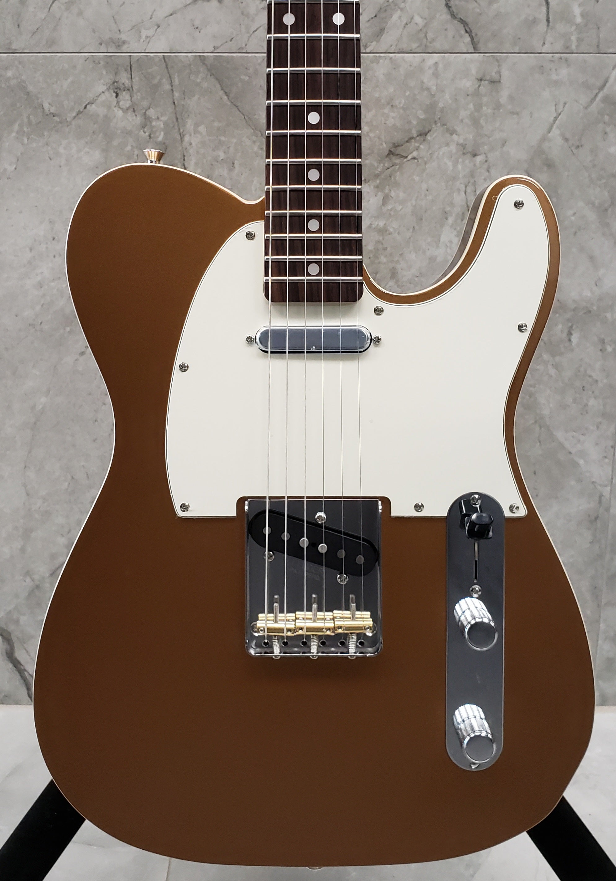 FENDER MADE IN JAPAN JV Modified 60s Custom Telecaster Rosewood Fingerboard Firemist Gold 0251900353