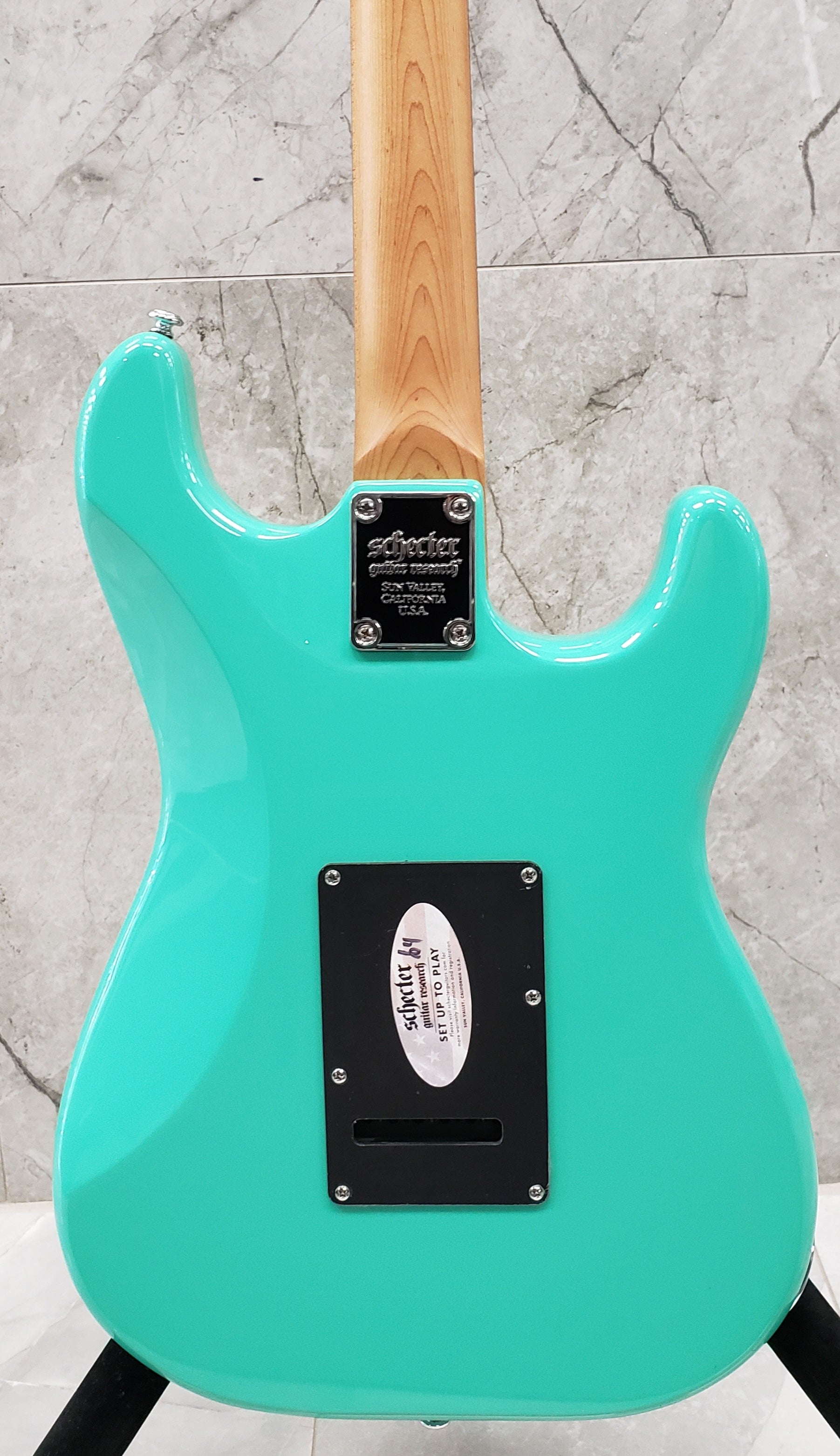 Schecter Nick Johnston Signature Guitar Ebony Fingerboard Left Handed Lefty Atomic Green 307-SHC