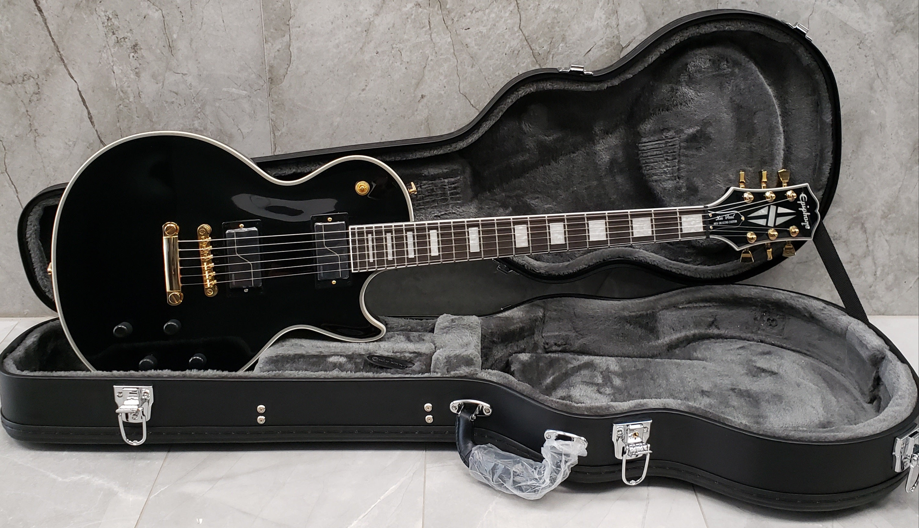 Epiphone Matt Heafy Origins Les Paul Custom - Ebony EILPCMKHEBGH