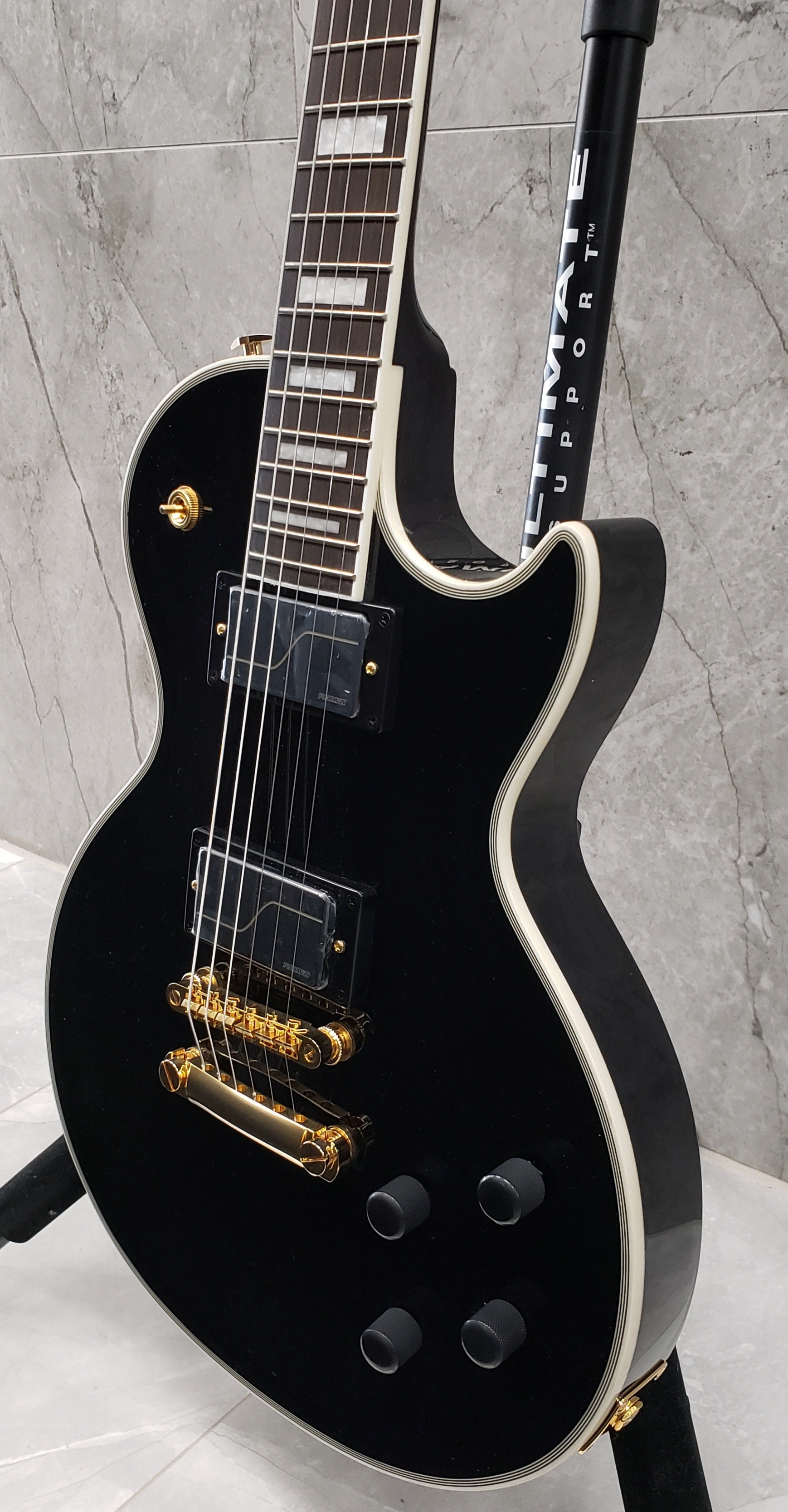 Epiphone Matt Heafy Origins Les Paul Custom - Ebony EILPCMKHEBGH