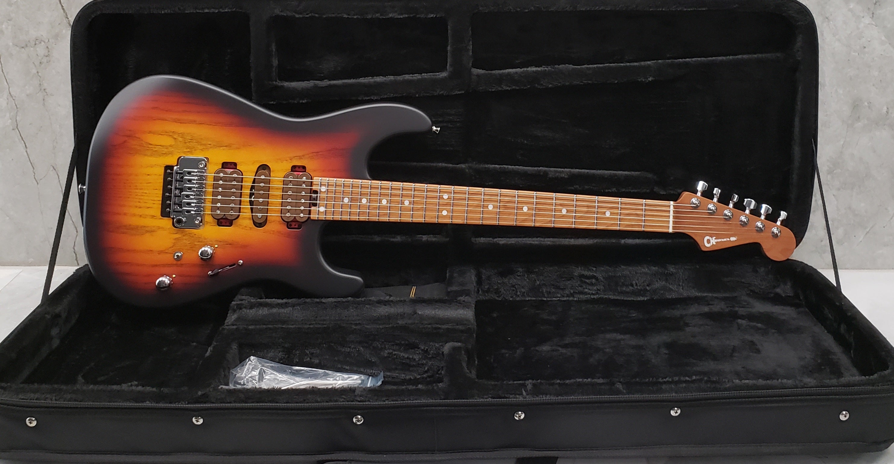 Charvel Guthrie Govan Signature Made in Japan San Dimas SD24 CM Caramelized Maple Fingerboard, Three-Tone Sunburst 2925414588