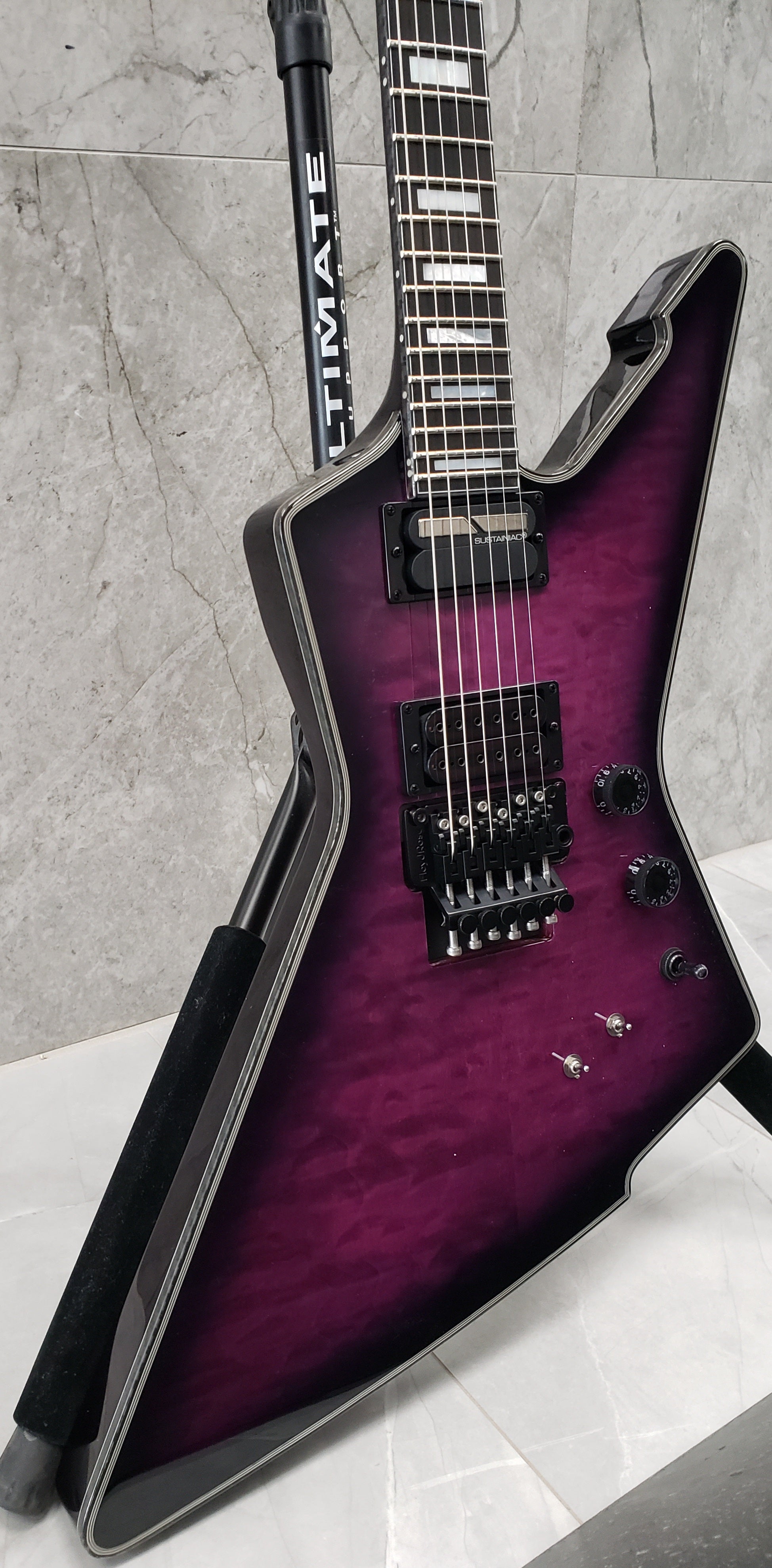 Schecter on sale e1 purple