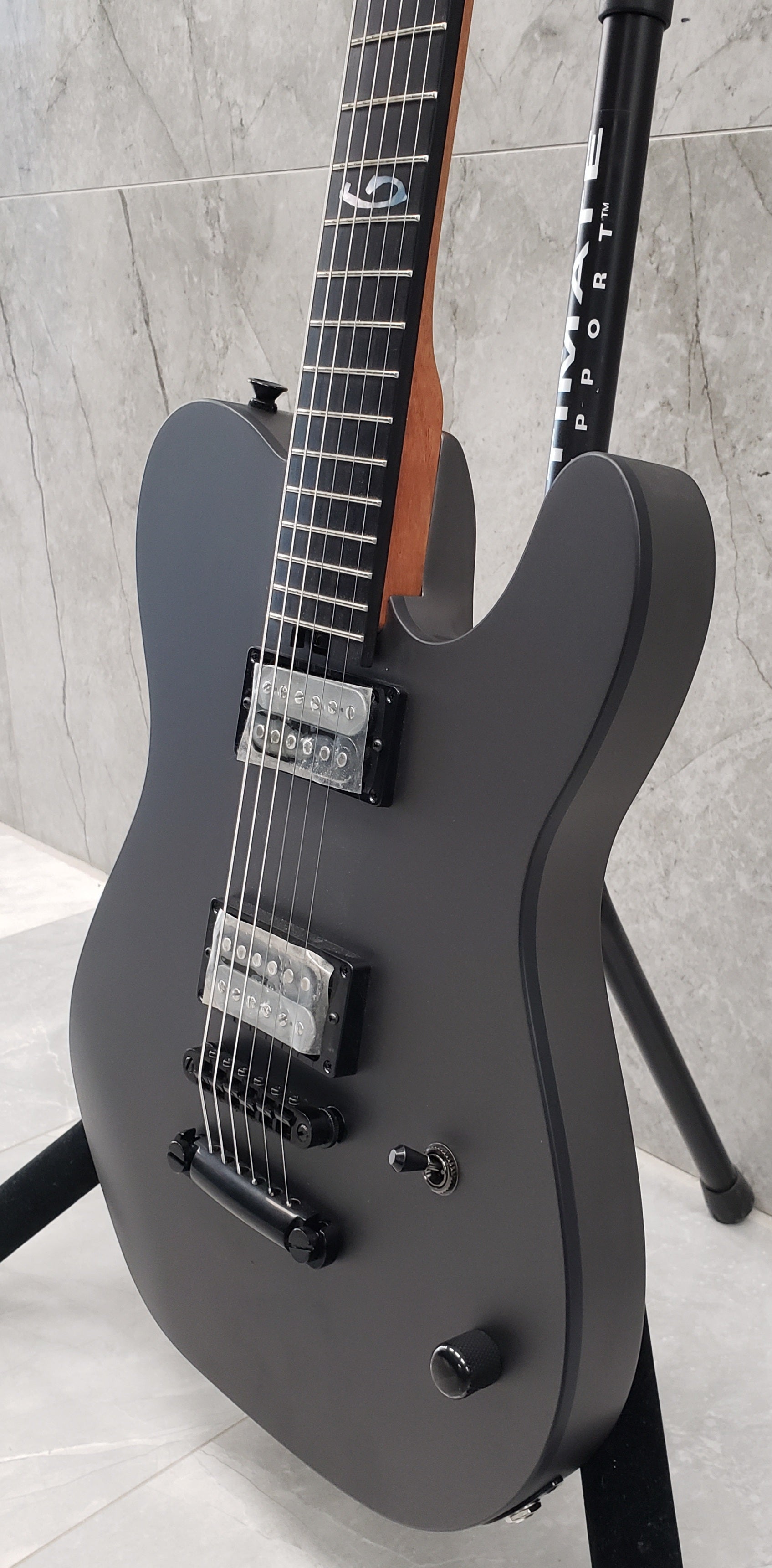 Charvel USA CUSTOM Shop Joe Duplantier Signature Model Ebony Fingerboard Satin Gray 2869100822 SERIAL NUMBER UC0135 - 8.8 LBS