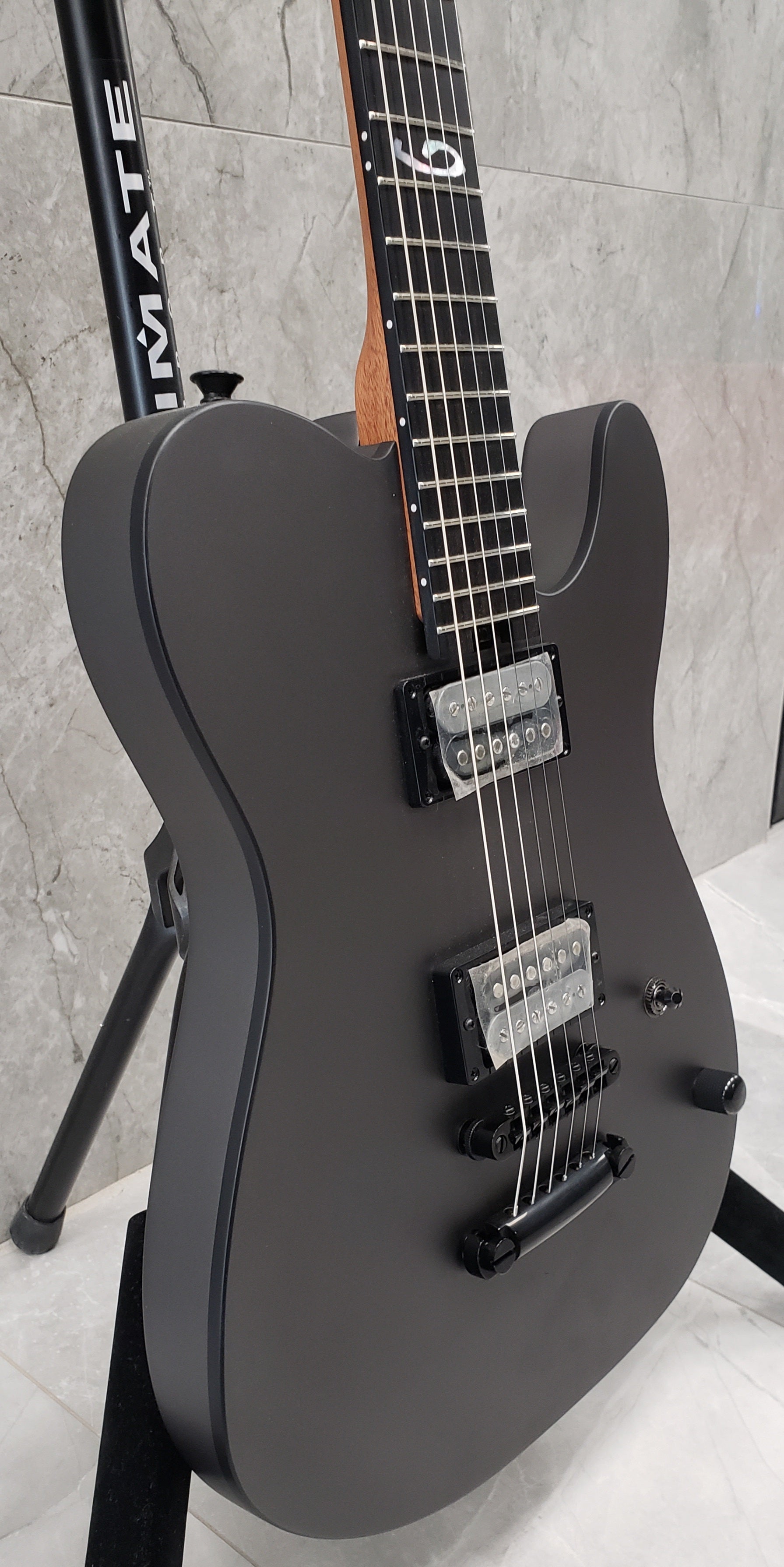 Charvel USA CUSTOM Shop Joe Duplantier Signature Model Ebony Fingerboard Satin Gray 2869100822 SERIAL NUMBER UC0135 - 8.8 LBS