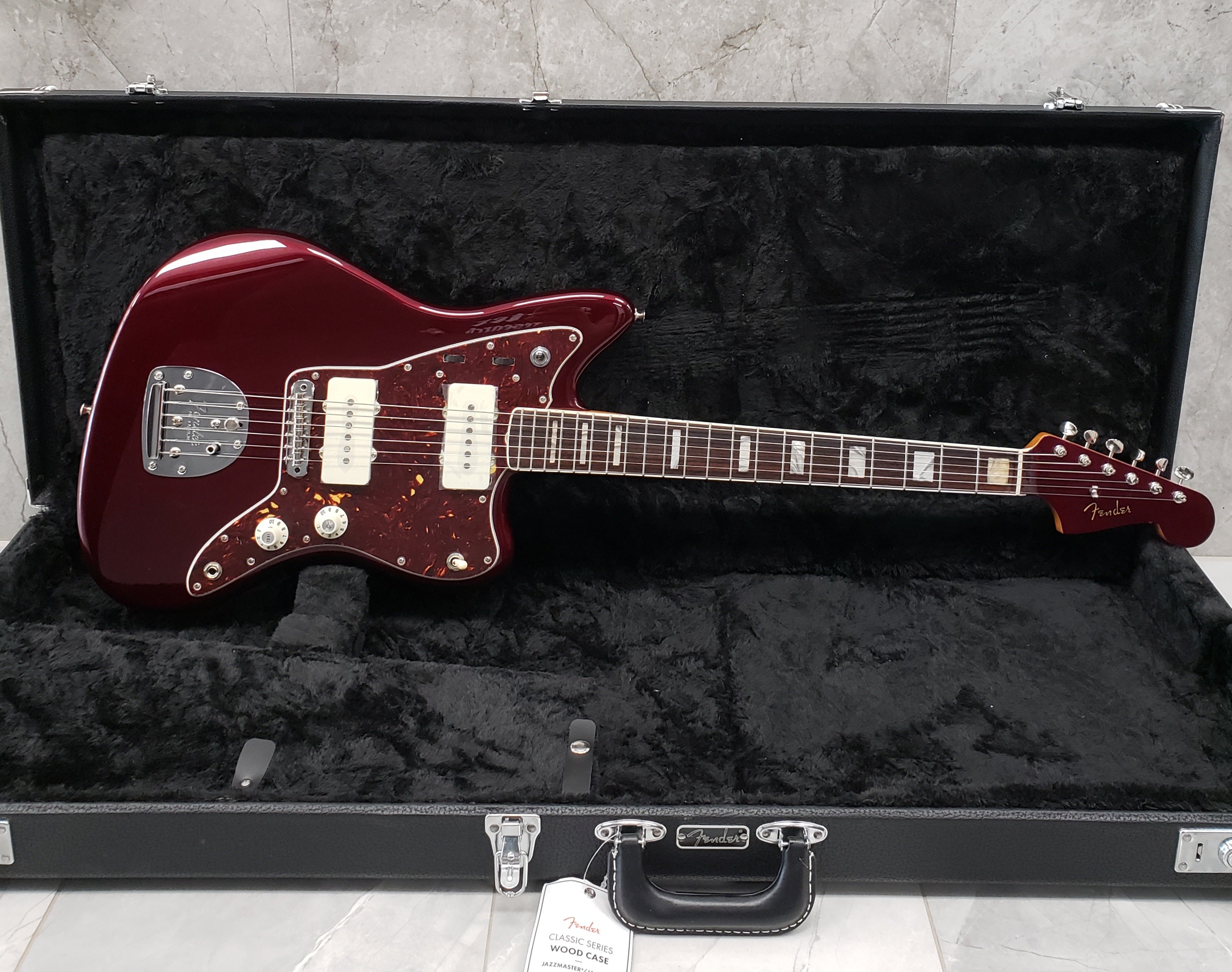 Fender Troy Van Leeuwen Jazzmaster, Bound Rosewood Fingerboard, Oxblood 0140070793