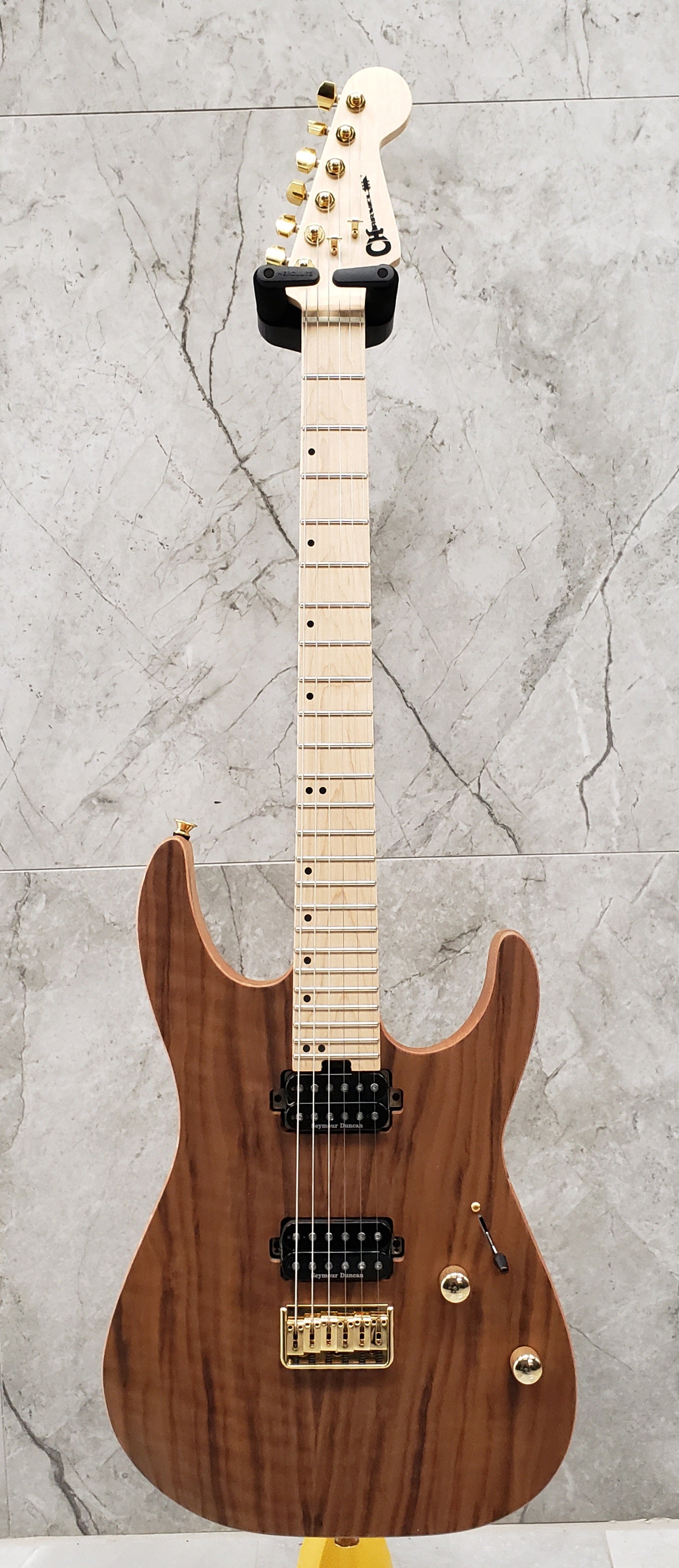 Charvel Pro-Mod DK24 HH HT M Mahogany with Figured Walnut Maple Fingerboard Natural 2969471557