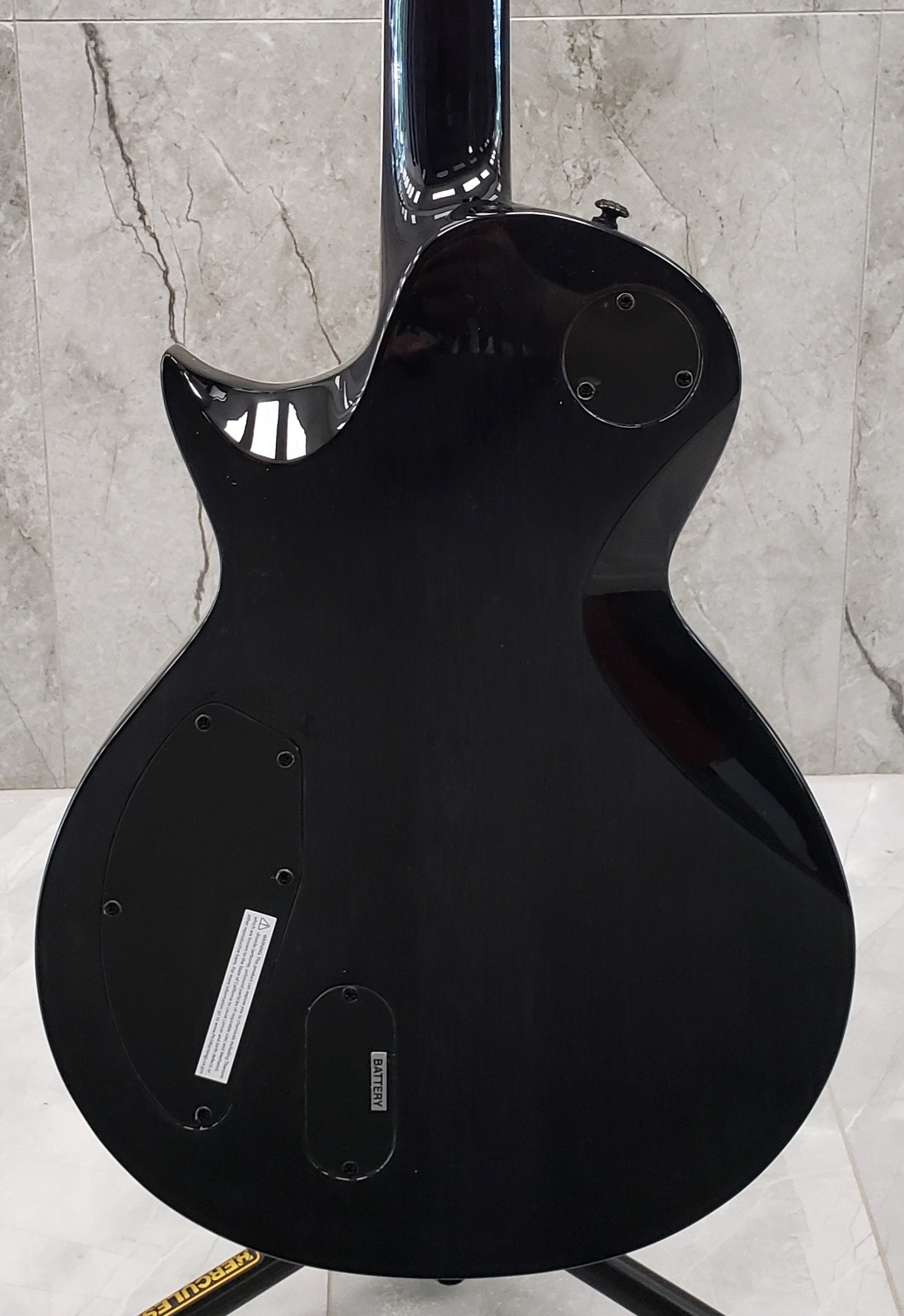 ESP LTD EC-1000 PIEZO QM EC1000 See Thru Black LEC1000PIEZOQMSTBLK