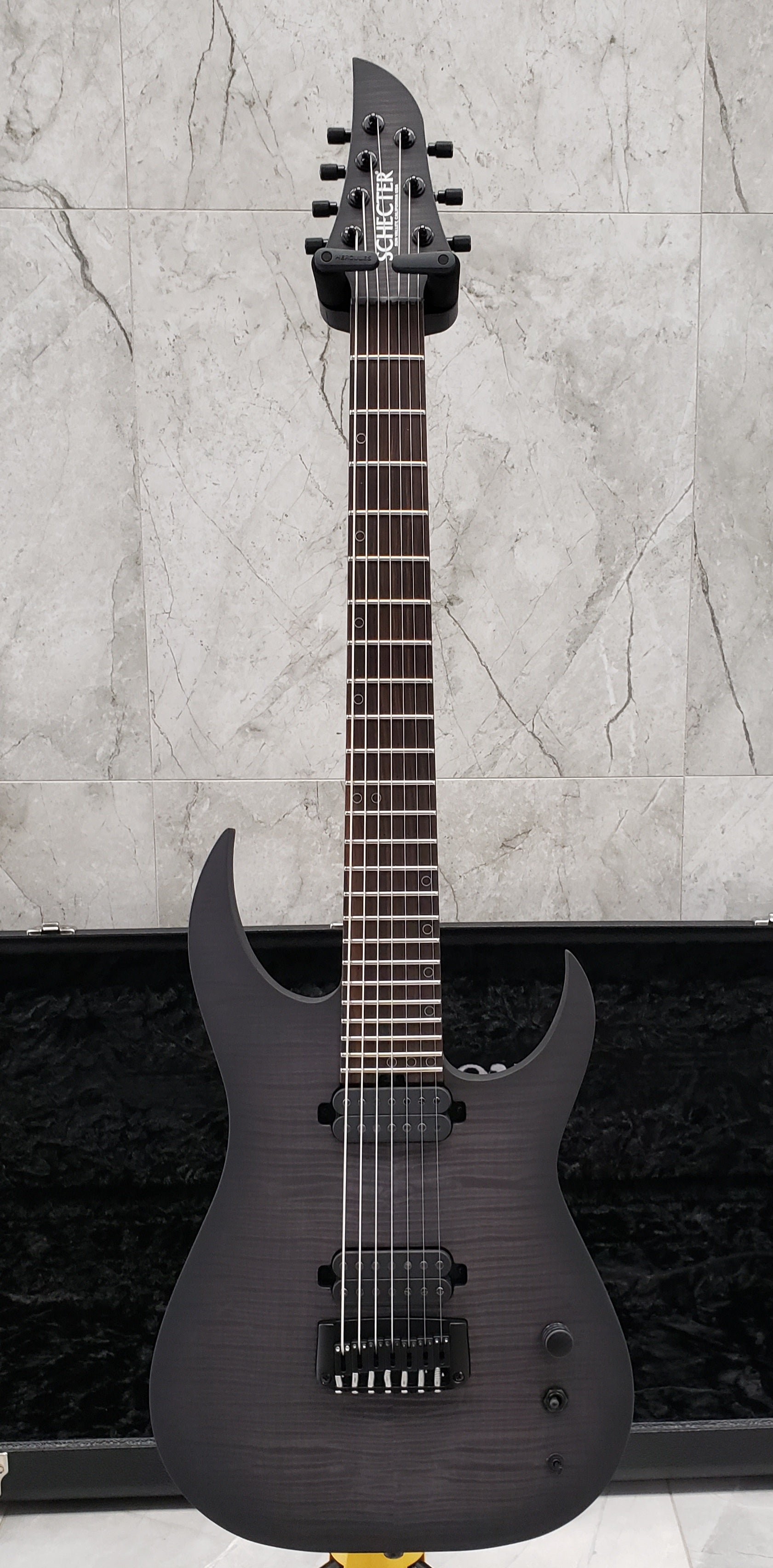 Schecter USA Signature Keith Merrow 7 STRING KM-7 MK-III Pro Trans Black 7074-SHC