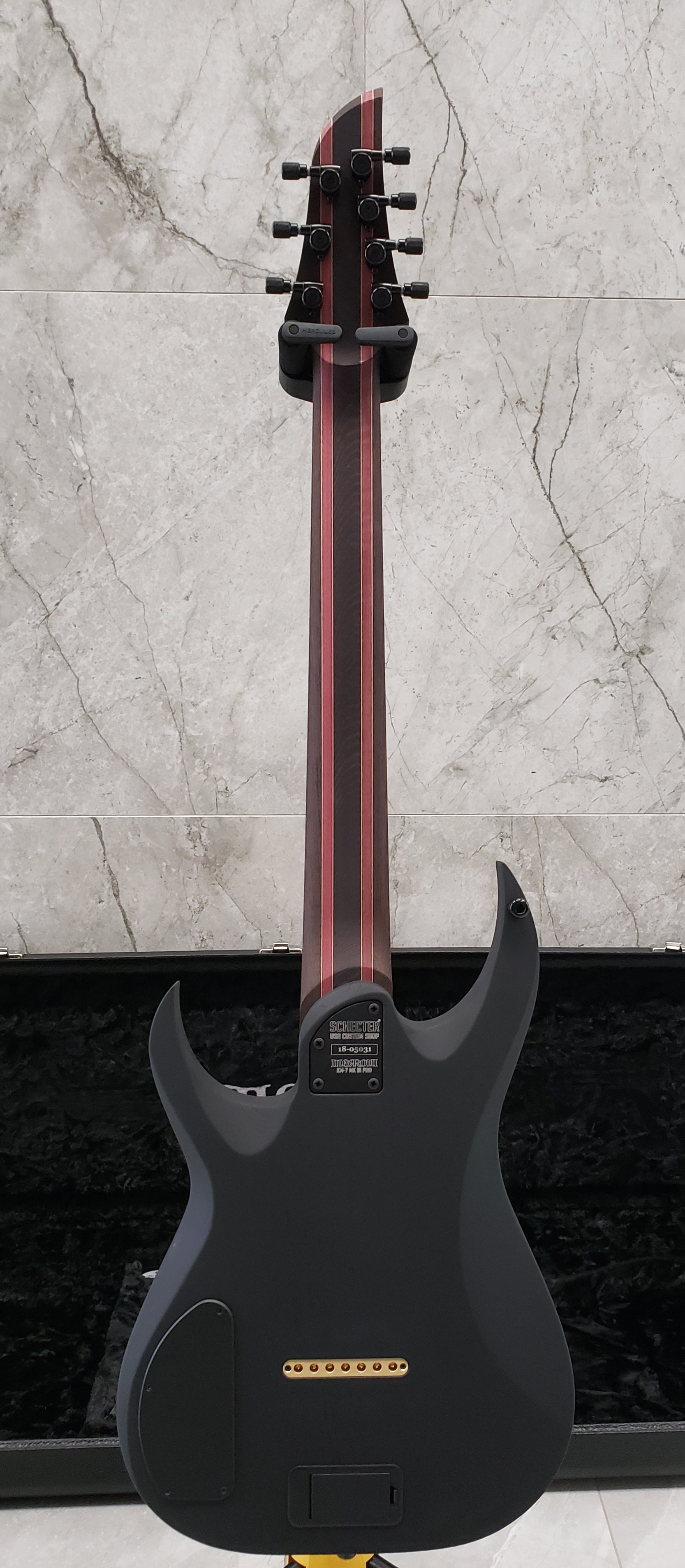 Schecter USA Signature Keith Merrow 7 STRING KM-7 MK-III Pro Trans Black Pearl 7074-SHC