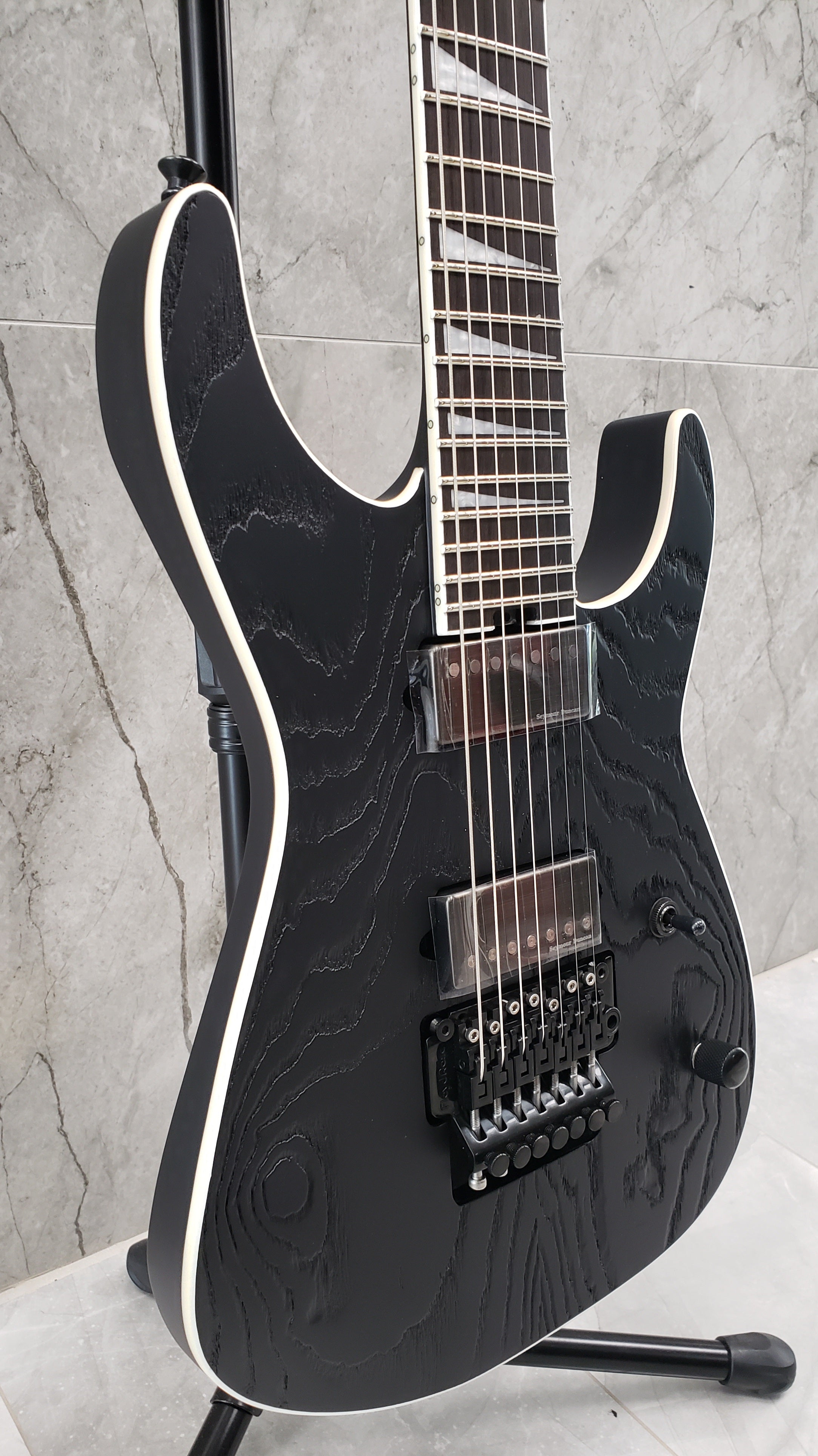 JACKSON Pro Series Signature Jeff Loomis Soloist 7 STRING SL7 Ebony Fingerboard, Satin Black 2914237503