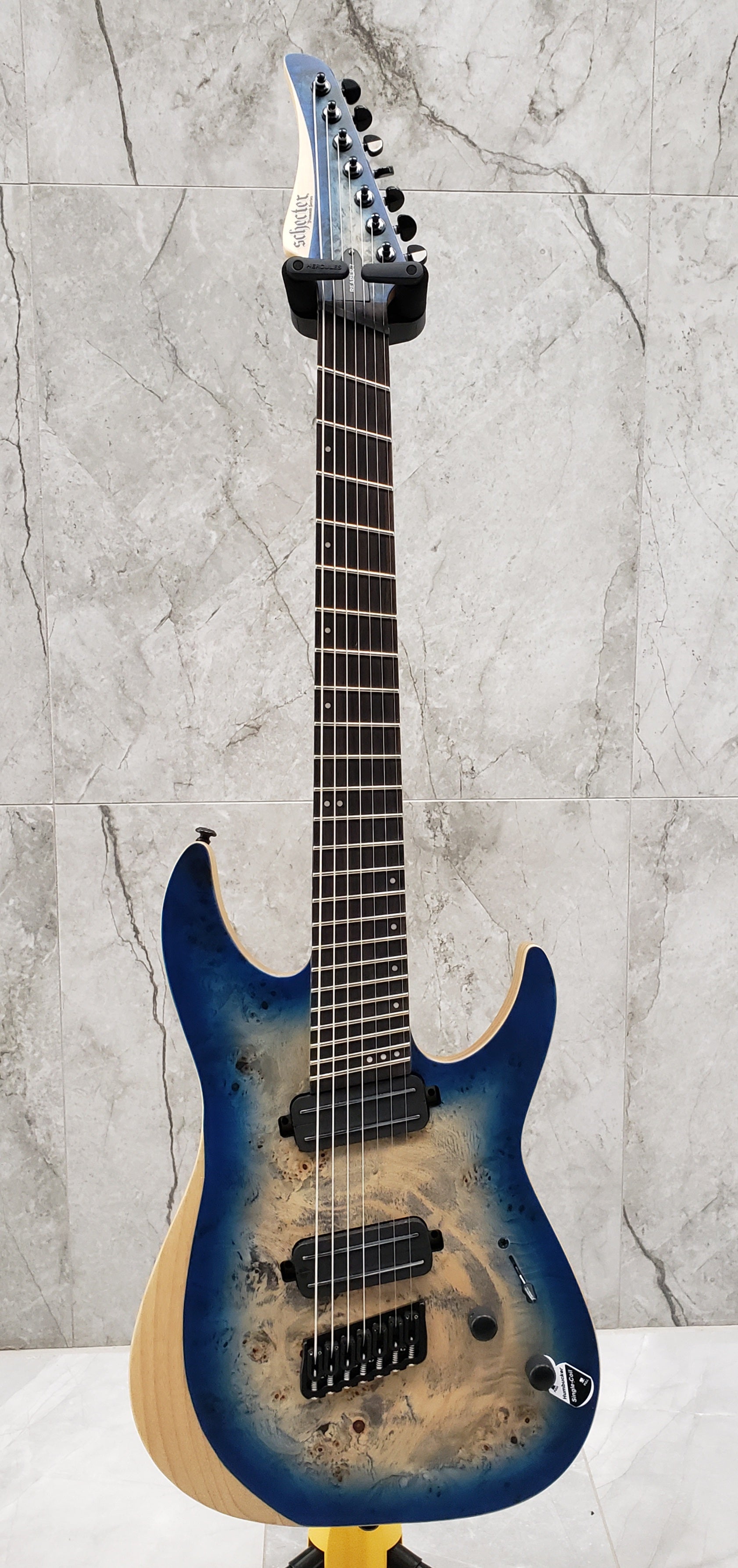 Schecter Reaper-7 Multiscale 7 String Satin Sky Burst 1510-SHC