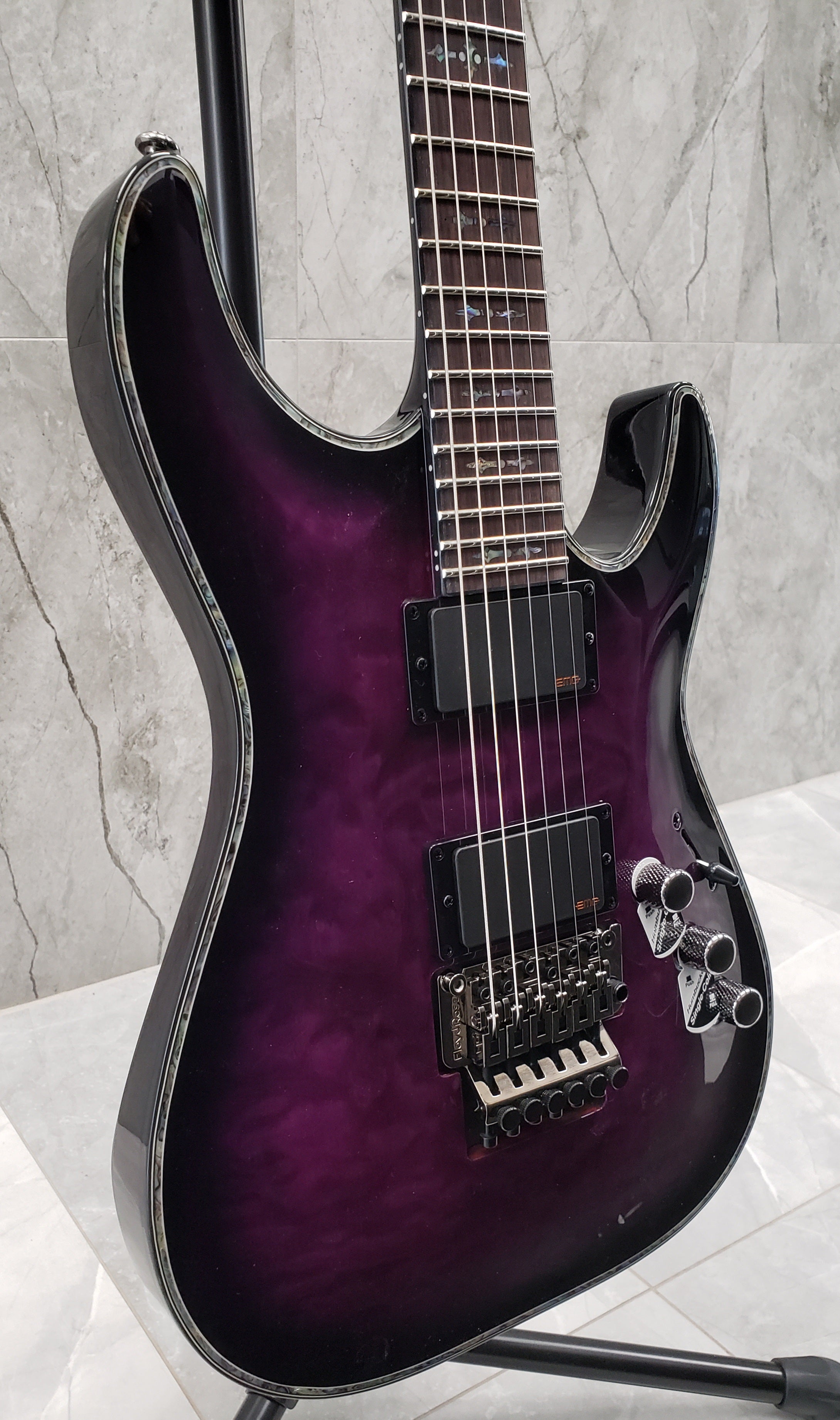 Schecter Hellraiser C 1 FR Trans Purple Burst 3005 SHC