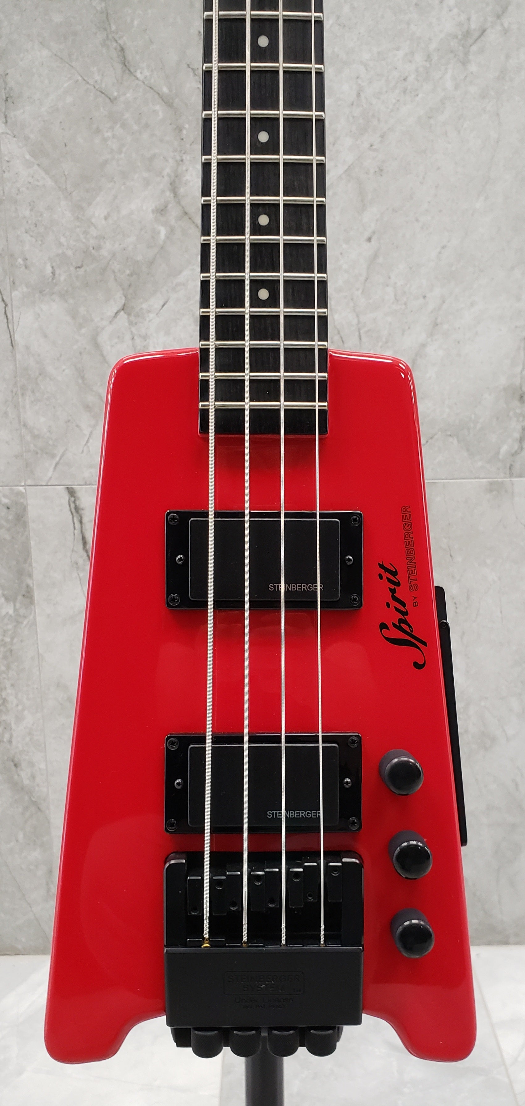 Steinberger Spirit XT-2 Standard Bass Guitar w/Gigbag - Red XTSTD4HRBH