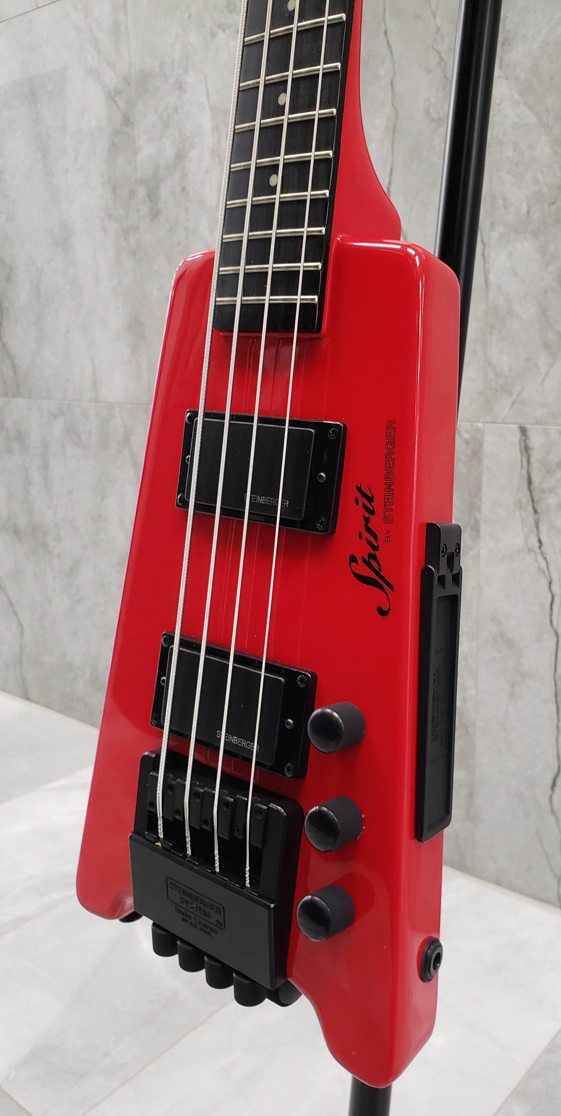 Steinberger Spirit XT-2 Standard Bass Guitar w/Gigbag - Red XTSTD4HRBH
