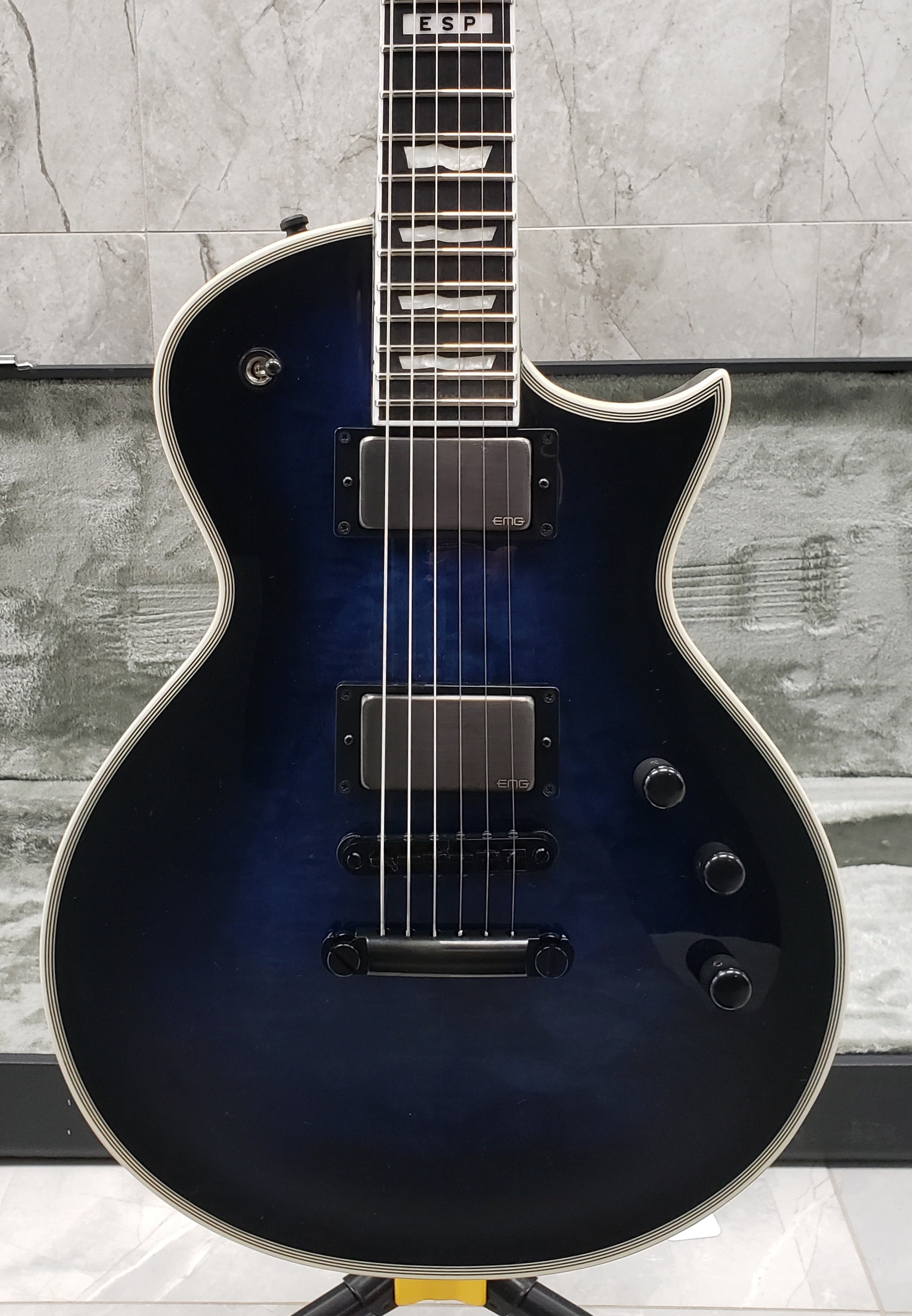 ESP EII Eclipse MADE IN JAPAN Electric Guitar Reindeer Blue EIIECQMRDB