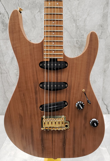 CHARVEL Pro-Mod DK22 SSS 2PT CM Mahogany with Walnut Caramelized Maple Fingerboard Natural 2969016557