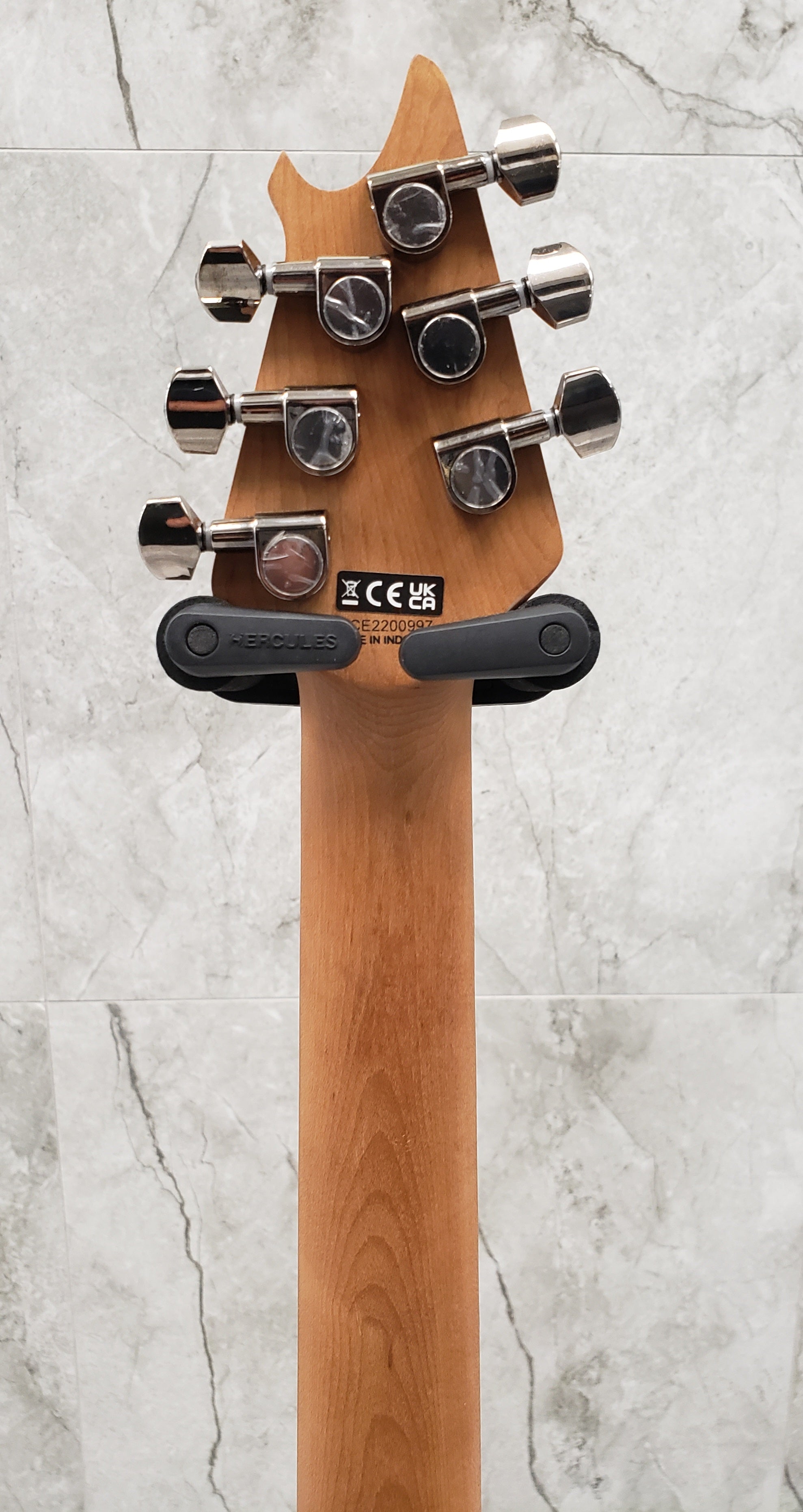 EVH Wolfgang WG Standard Exotic Laurel Burl Baked Maple Fingerboard, Natural 5107003515 SERIAL NUMBER ICE2200997 - 7.0 LBS